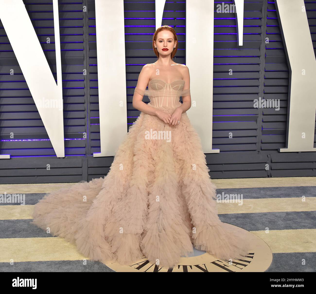 Madelaine Petsch attending the 2019 Vanity Fair Oscar Party, held at