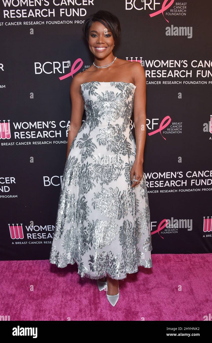Gabrielle Union at An Unforgettable Evening benefiting the Women's Cancer Research Fund held at the Beverly Wilshire Hotel on February 28, 2019 in Beverly Hills, CA. Stock Photo
