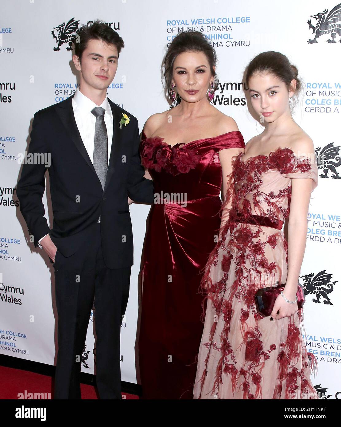 Catherine ZetaJones, son Dylan Douglas & daughter Carys Douglas