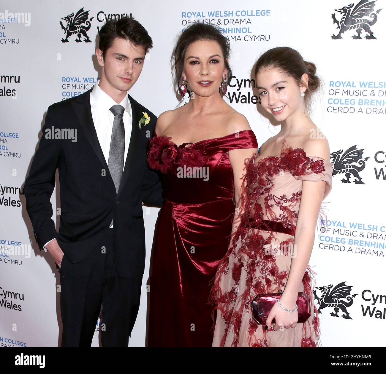 Catherine ZetaJones, son Dylan Douglas & daughter Carys Douglas