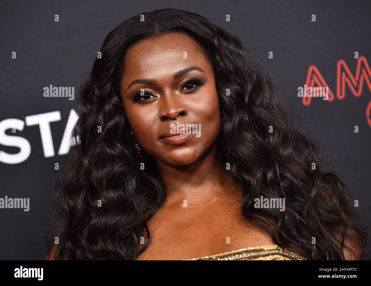 Yetide Badaki arriving to the STARZ 'American Gods' Season 2 Premiere