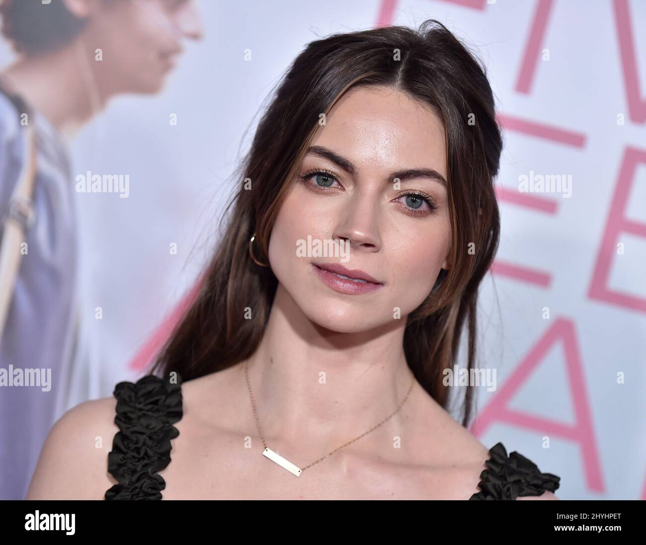 Caitlin Carver attending the premiere of Five Feet Apart in Los Angeles