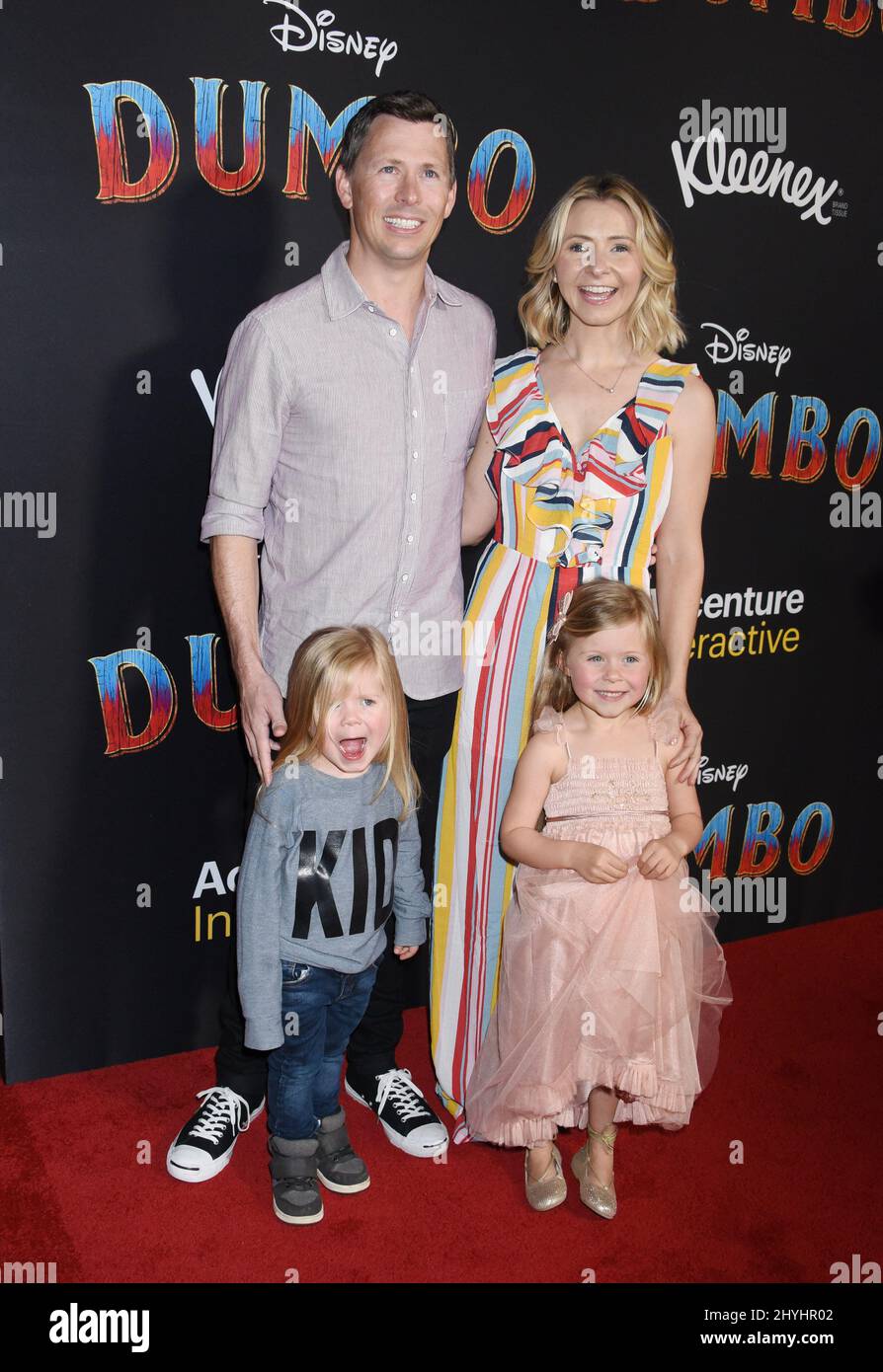 Beverley Mitchell, Michael Cameron, Kenzie Cameron and Hutton Cameron