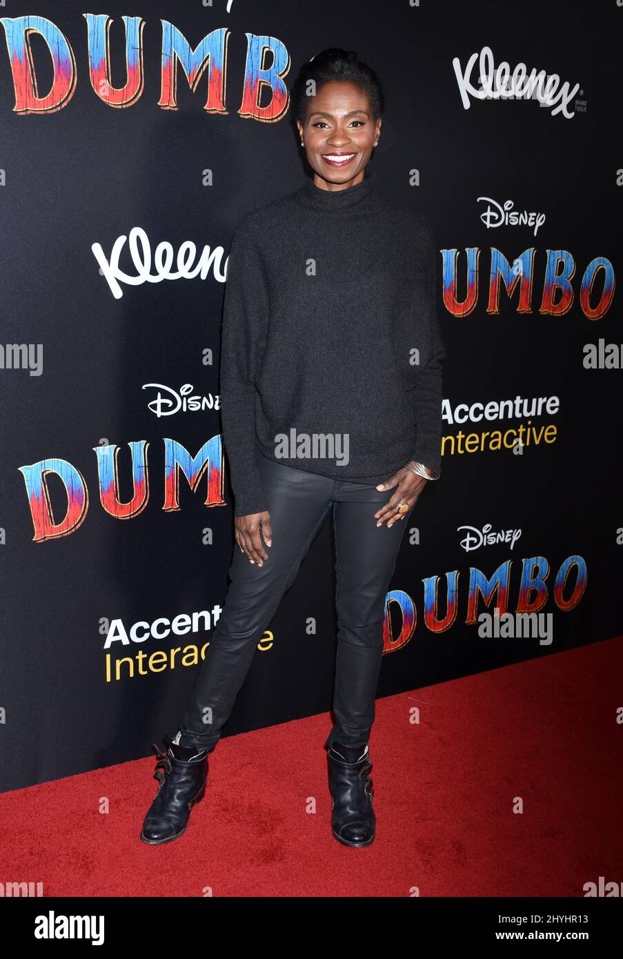 Adina Porter arriving for Disney's premiere of 'Dumbo' held at the El Capitan Theatre on March 11, 2019 in Hollywood, Los Angeles. Stock Photo