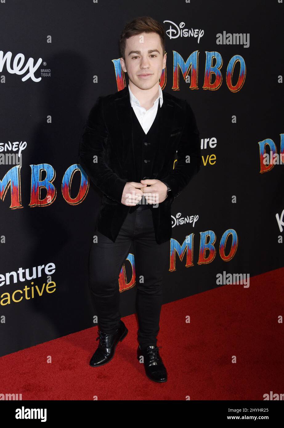 Edd Osmond arriving for Disney's premiere of 'Dumbo' held at the El Capitan Theatre on March 11, 2019 in Hollywood, Los Angeles. Stock Photo