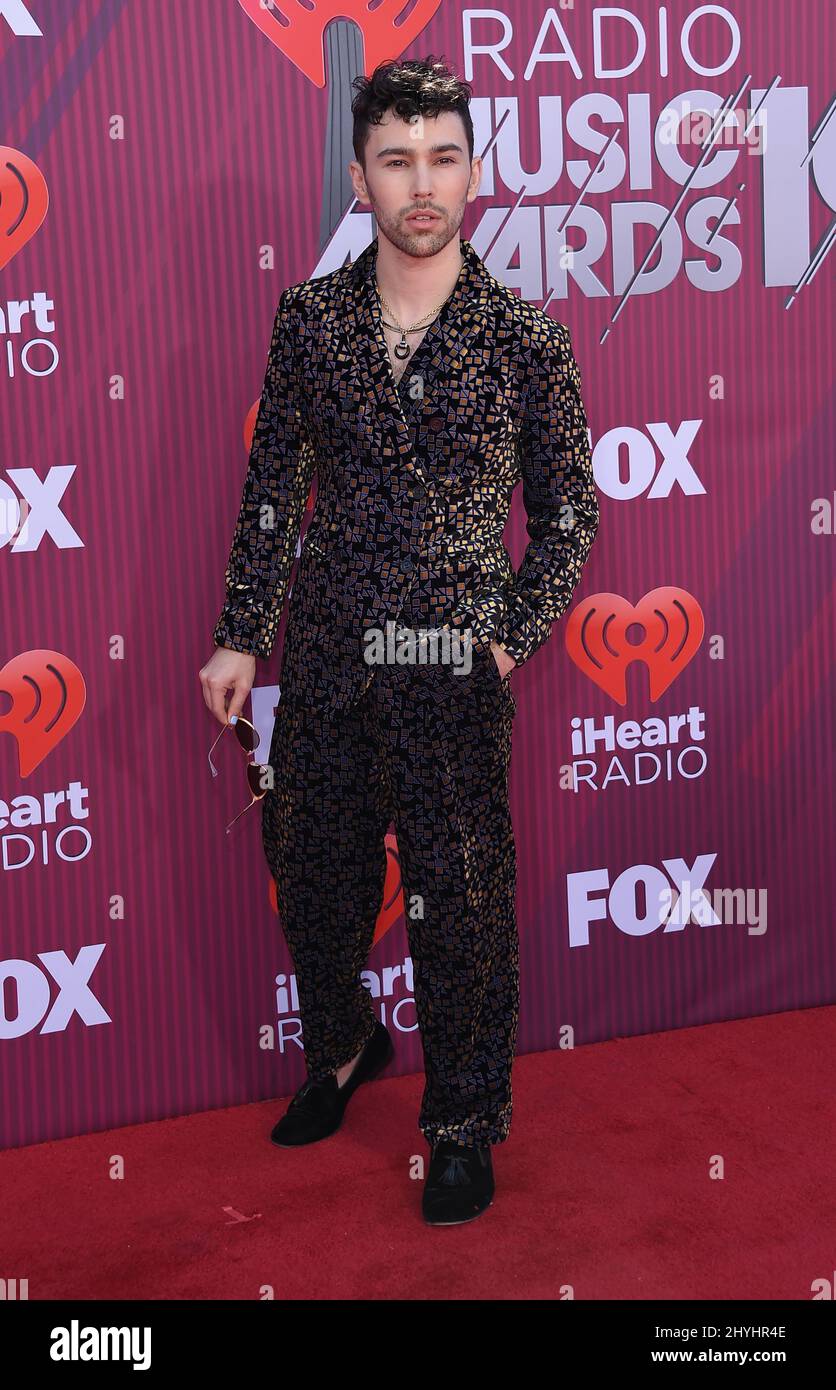 Max arriving to the iHeart Radio Music Awards at Microsoft Theatre on ...