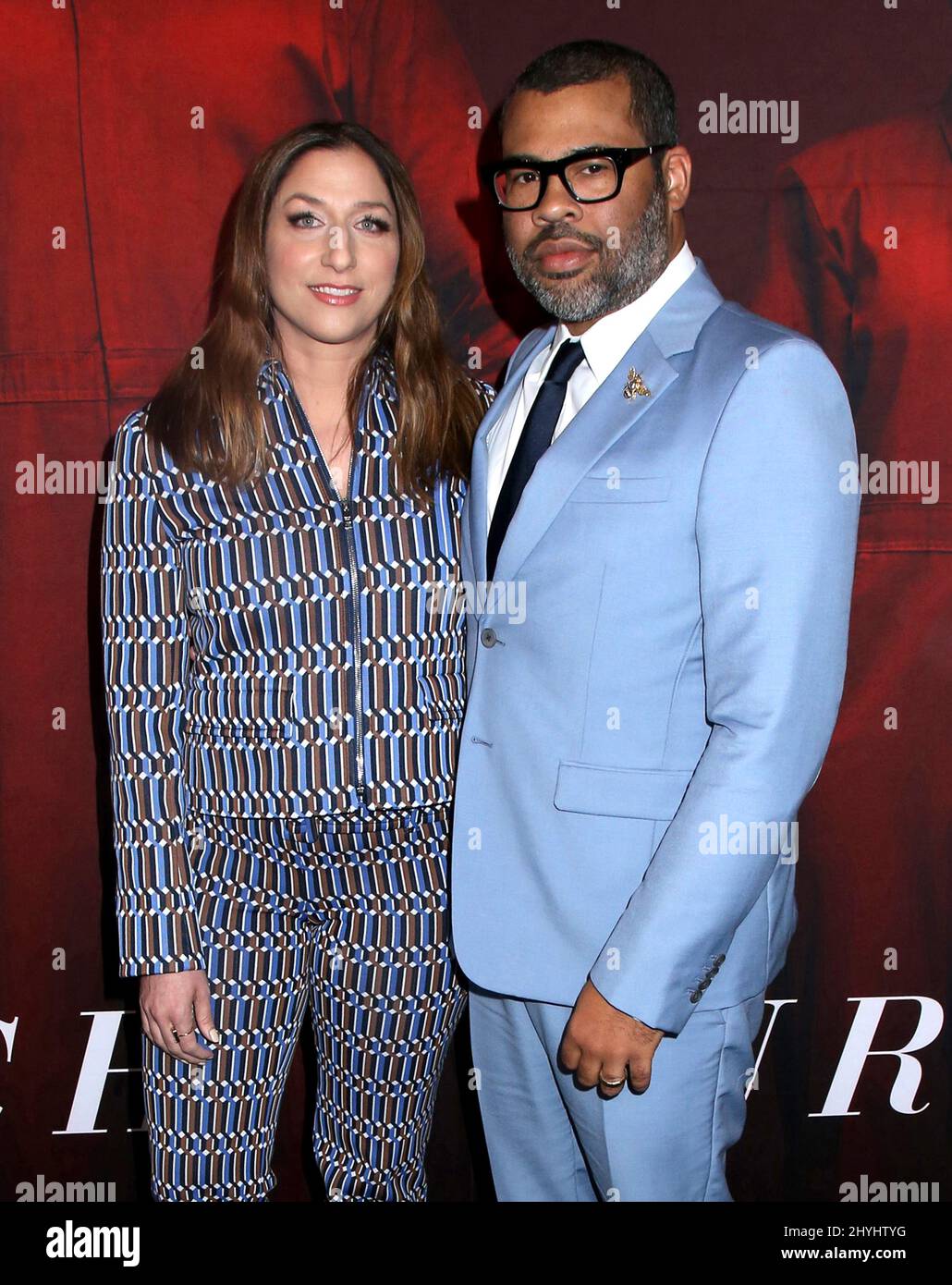 Jordan Peele & wife Chelsea Peretti attending the 'Us' New York Premiere  held at The Museum of Modern Art on March 19, 2019 in New York City, NY  Stock Photo - Alamy
