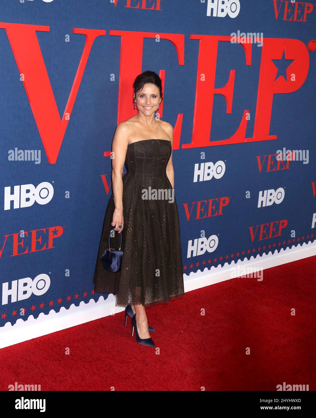 Julia Louis-Dreyfus attending the Veep Season 7 Premiere in New York ...