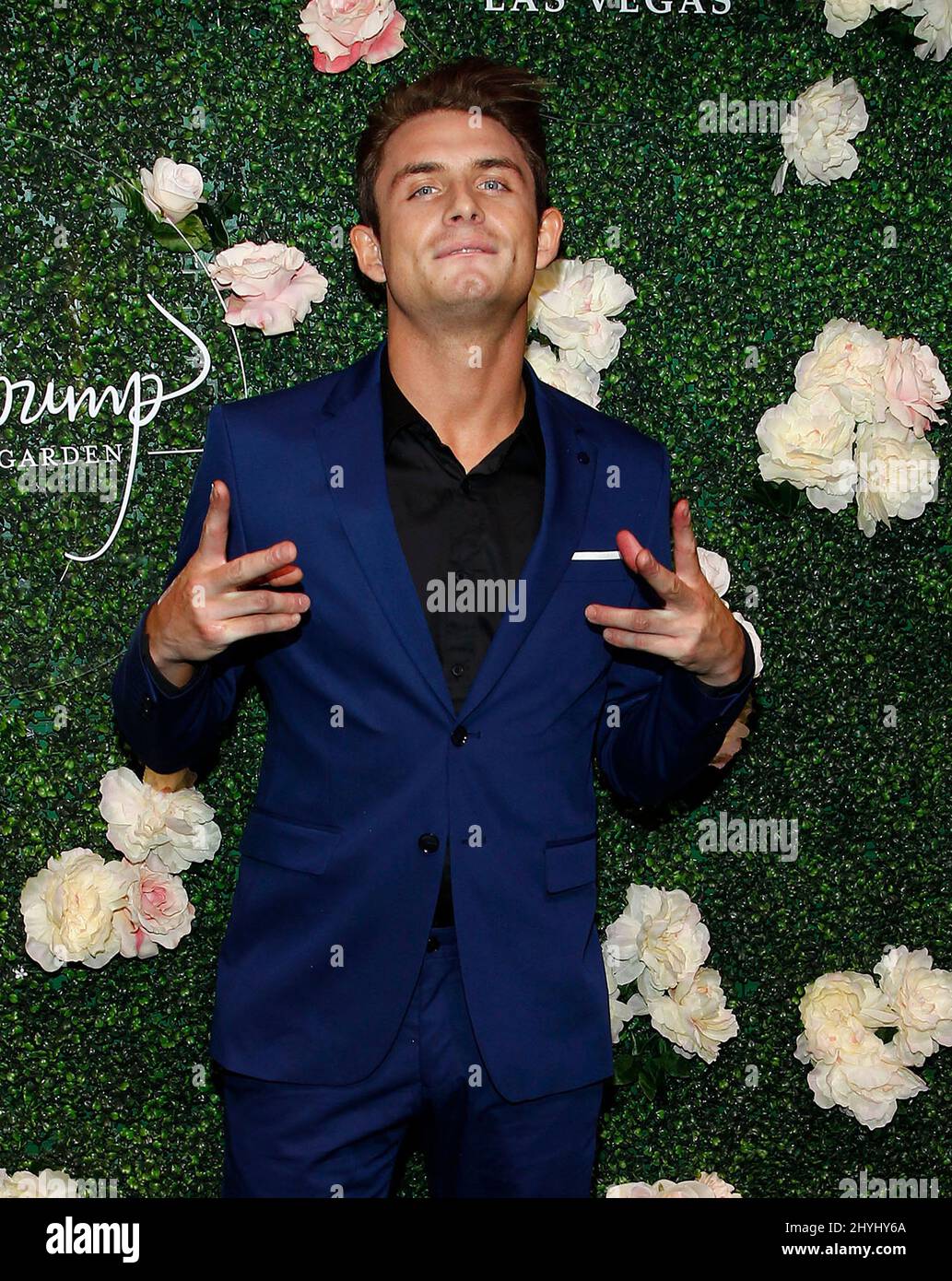 James Kennedy arrives at the Vanderpump Cocktail Garden grand opening