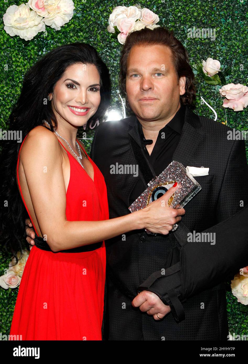 Joyce Giraud, Michael Ohoven arrives at the Vanderpump Cocktail Garden