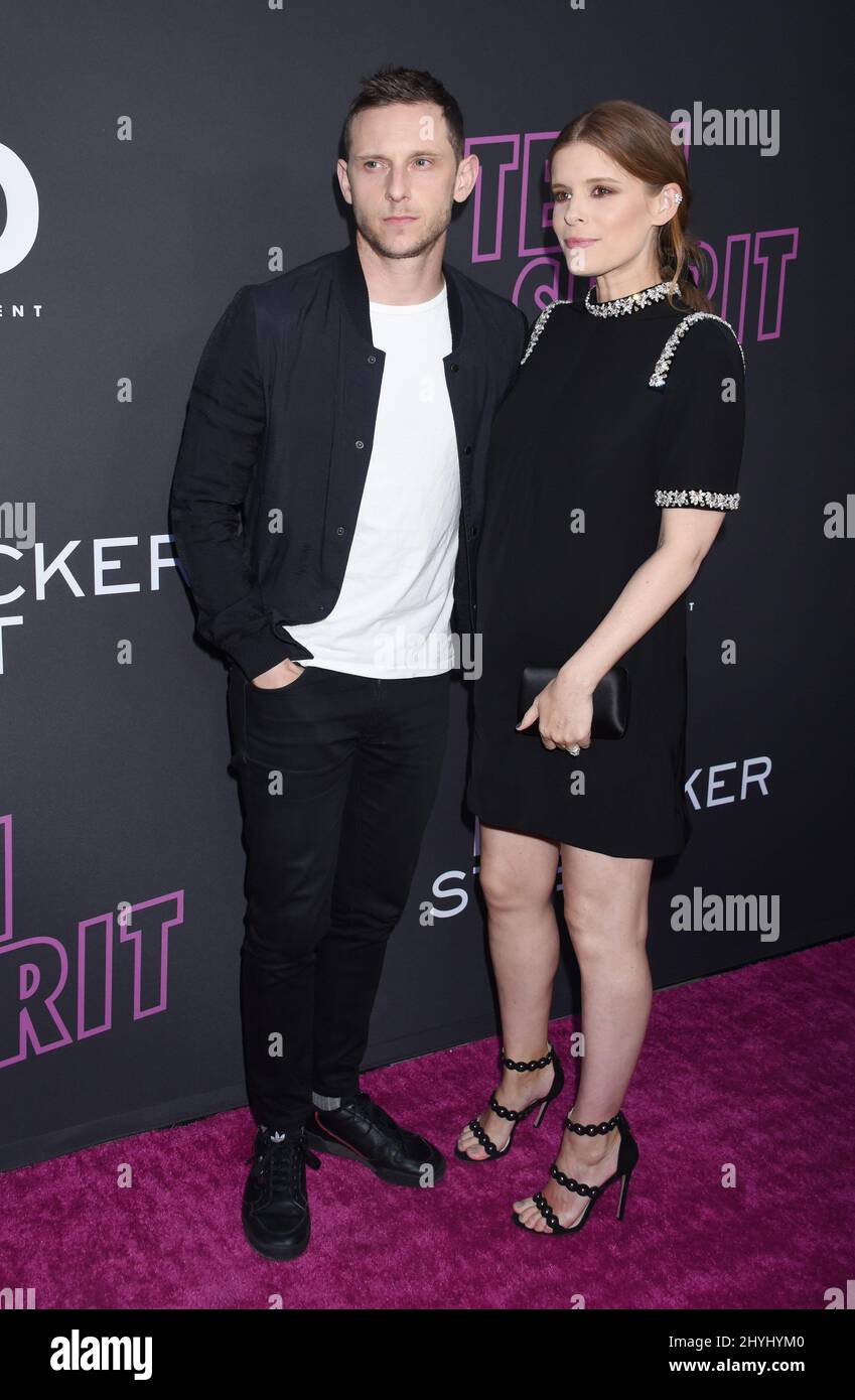 Jamie Bell and Kate Mara at the 'Teen Spirit' Los Angeles Special
