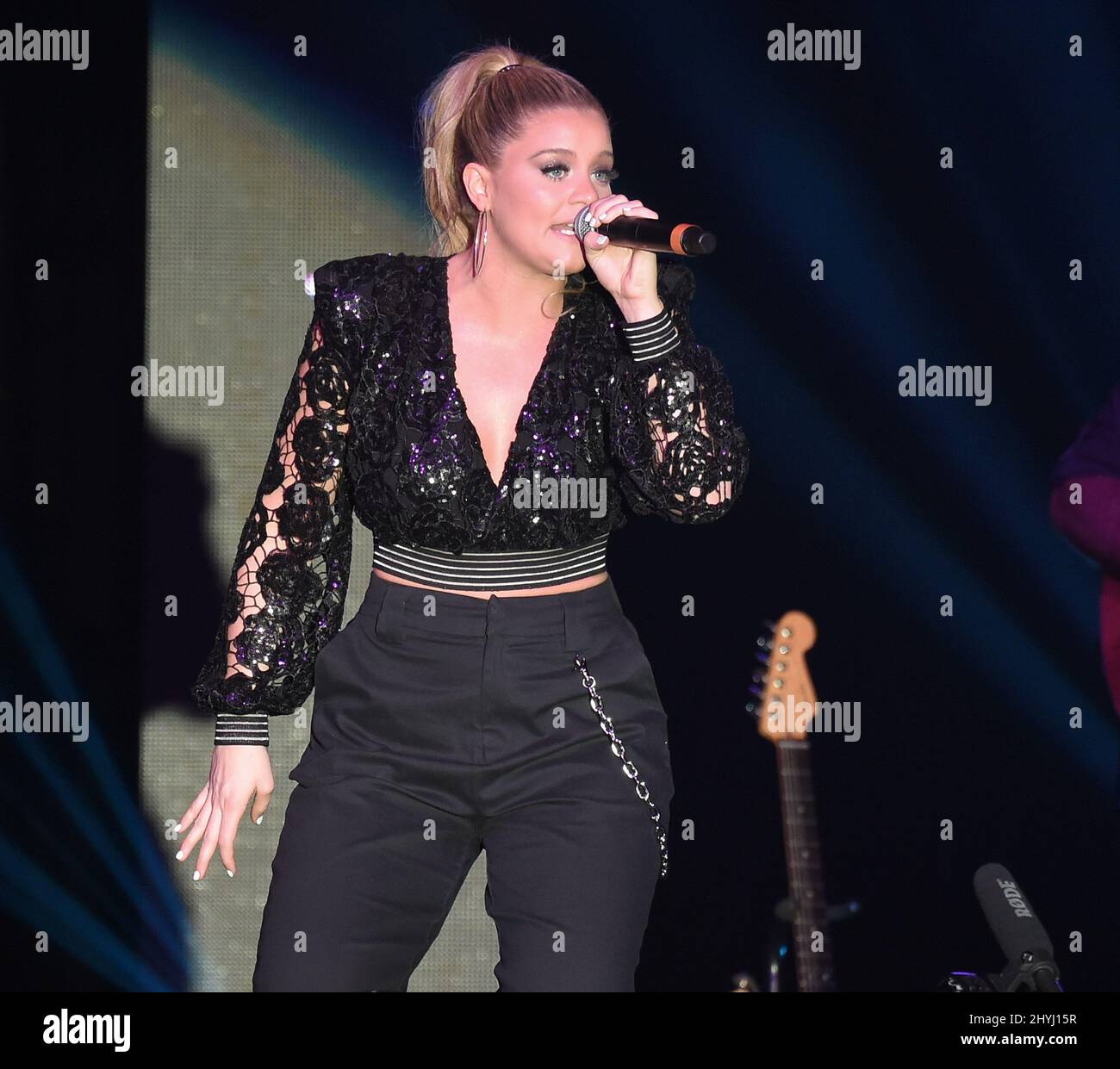Lauren Alaina onstage at ACM Decades held at the Marquee Ballroom in the MGM Grand Hotel & Casino Stock Photo