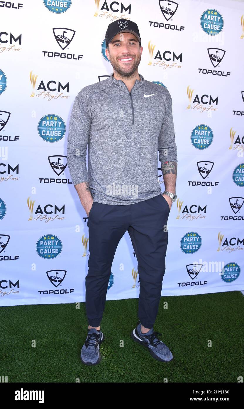 Tyler Richer Tyler Rich arrives at the ACM Lifting Lives TopGolf Tee-Off at TopGolf ...