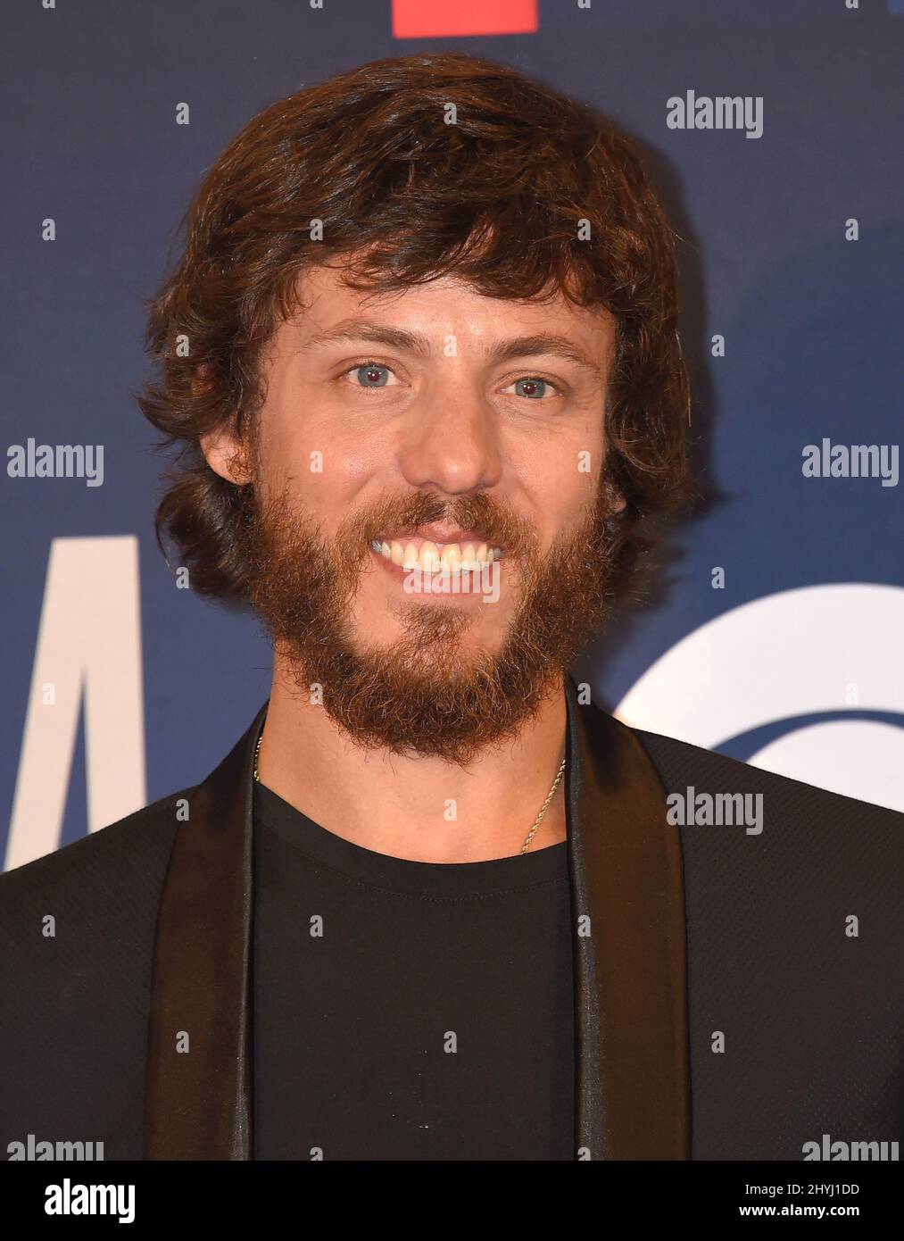 Chris Janson in the pressroom at the 54th Academy of Country Music