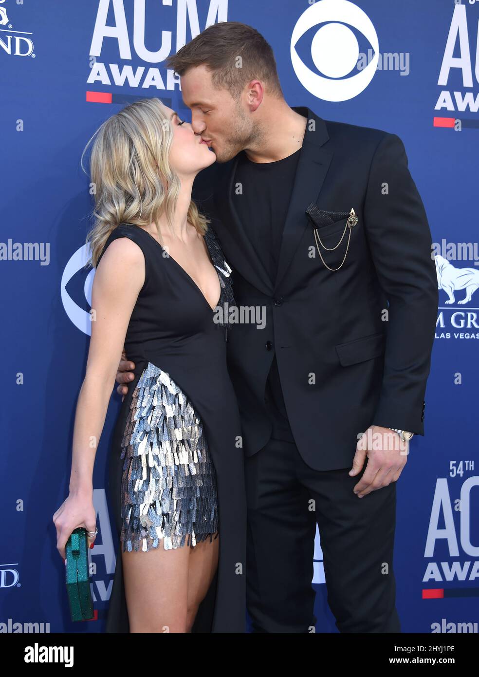 Colton UNderwood and Cassie Randolph at the 54th Academy of Country