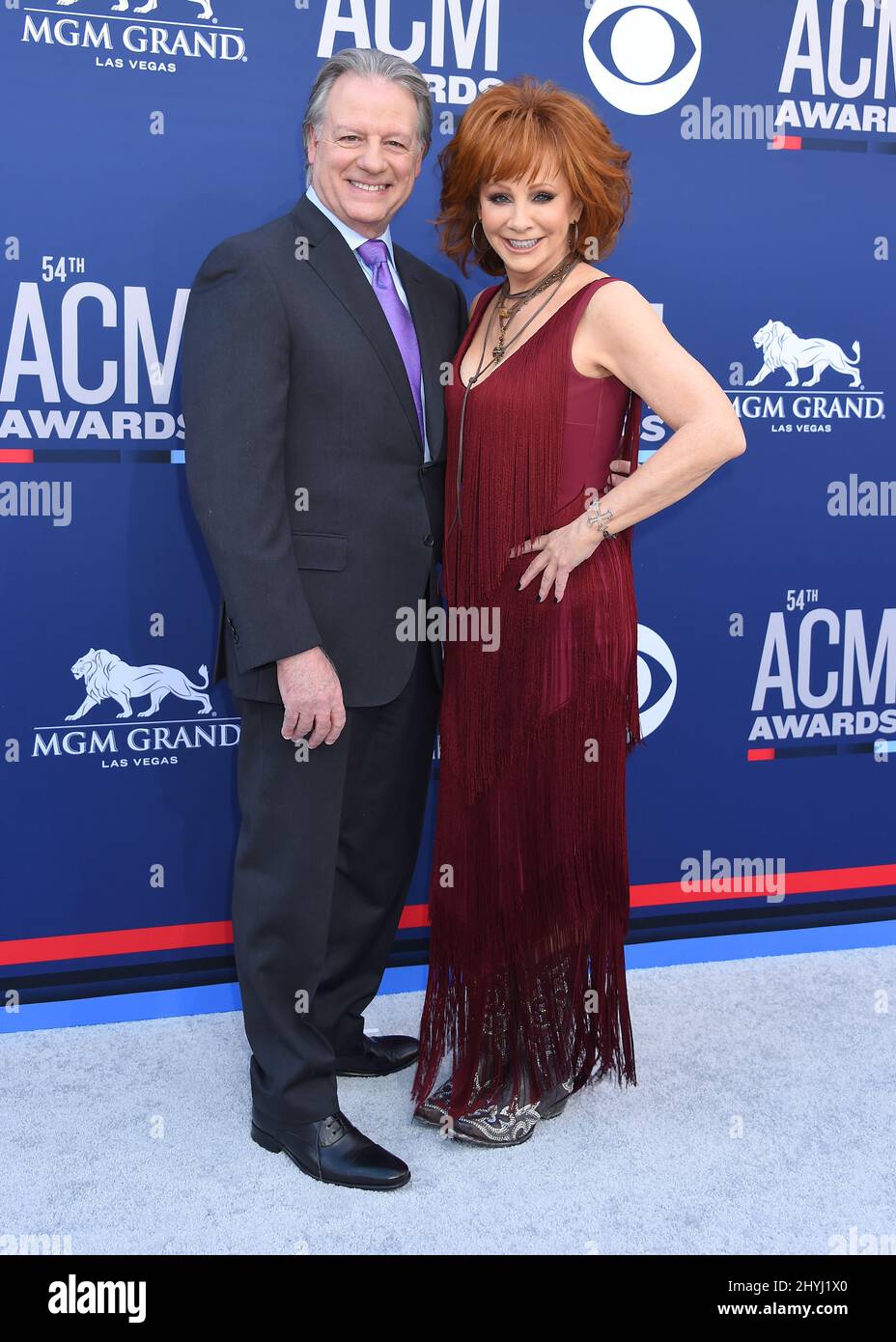 Reba McEntire and Skeeter Lasuzzo at the 54th Academy of Country Music
