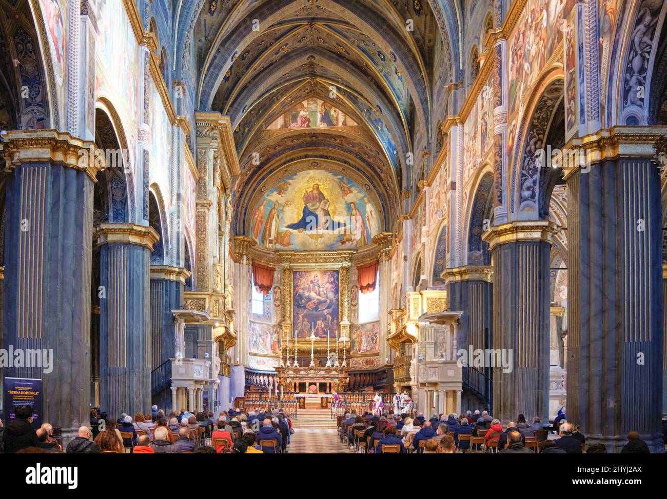 Cremona Lombardy Italy. Duomo. Cattedrale di Santa Maria Assunta Stock Photo