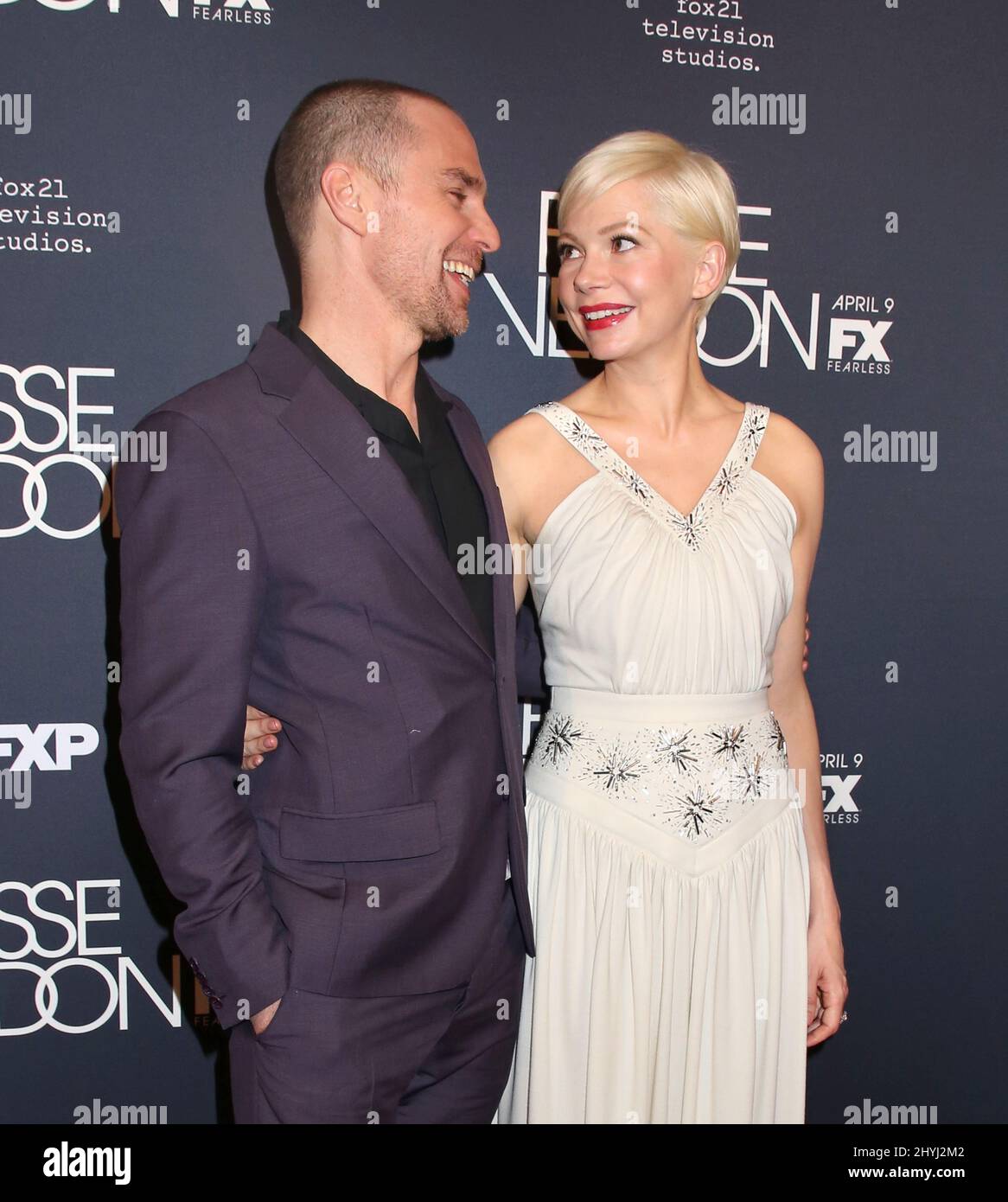 Sam Rockwell & Michelle Williams attending FX's 'Fosse/Verdon' Premiere
