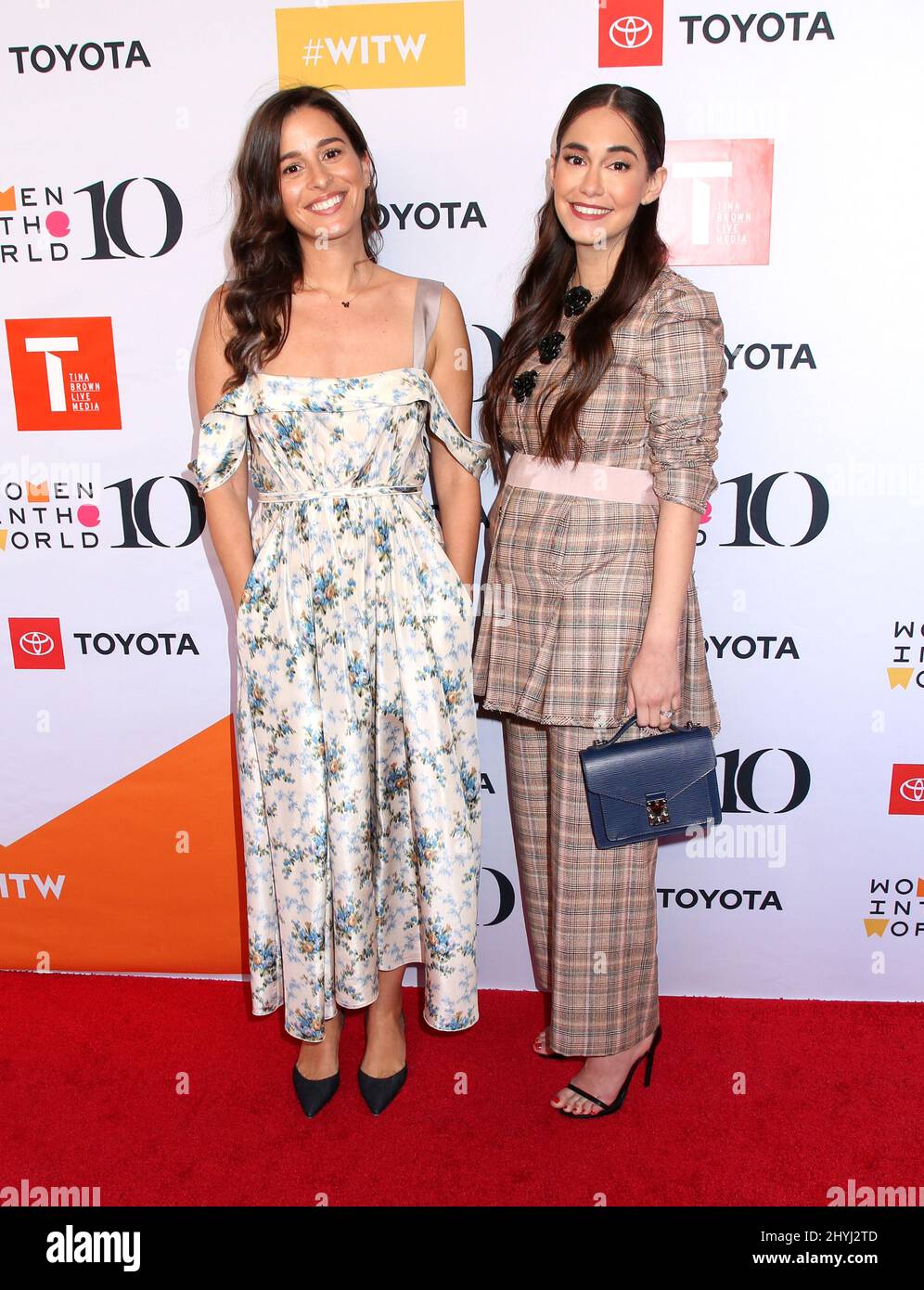 Audrey Gelman and Lauren Kassan attending the 10th Annual Women in the World Summit held at the
