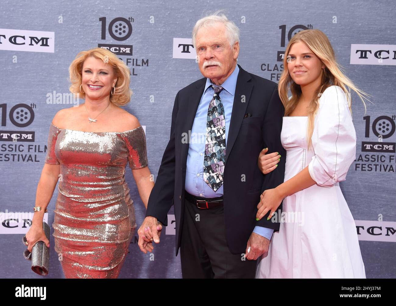 Mimi Bean, Ted Turner and Laura Elizabeth Seydel attending the 30th
