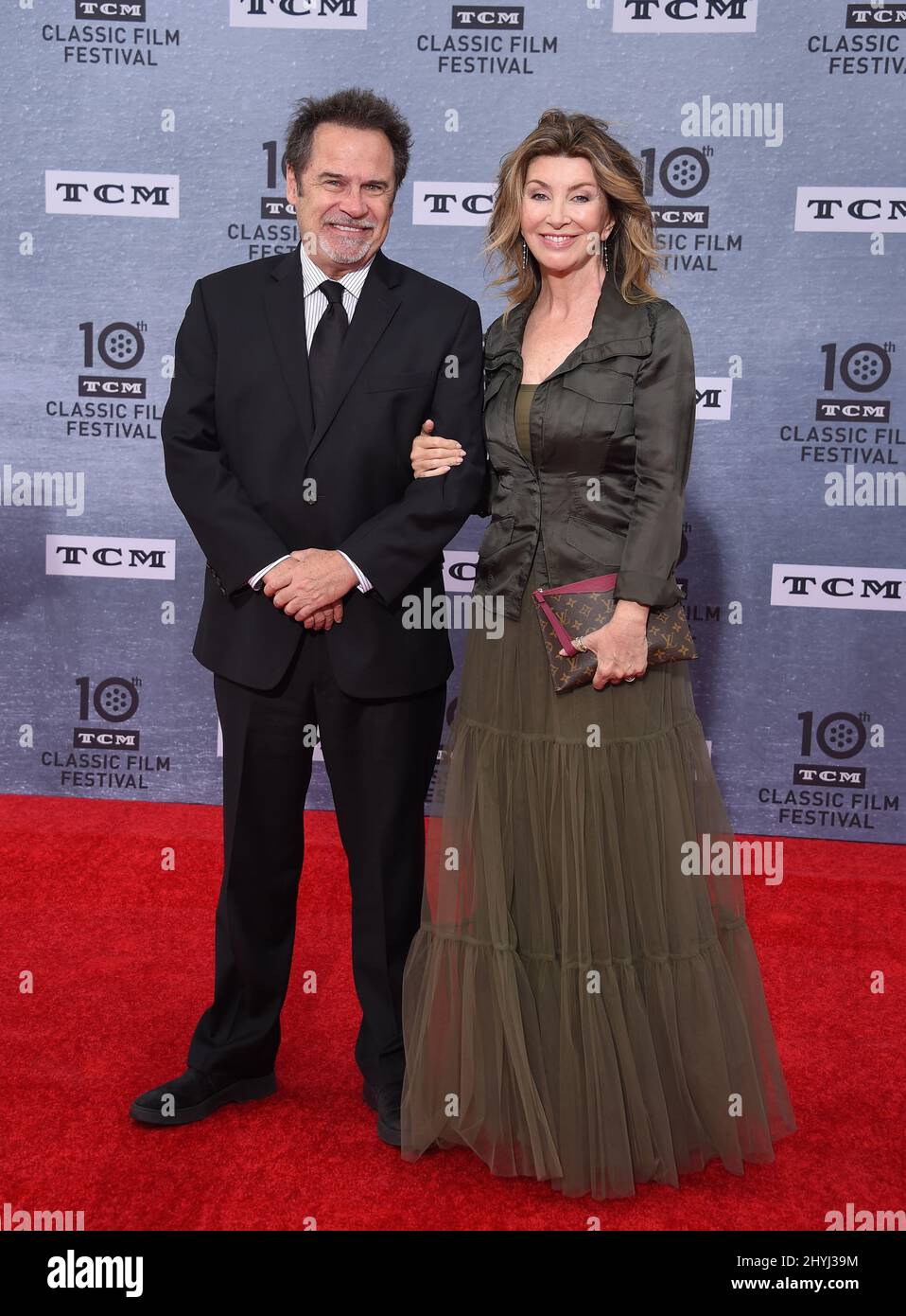 Dennis Miller and Carolyn Espley attending the 30th anniversary