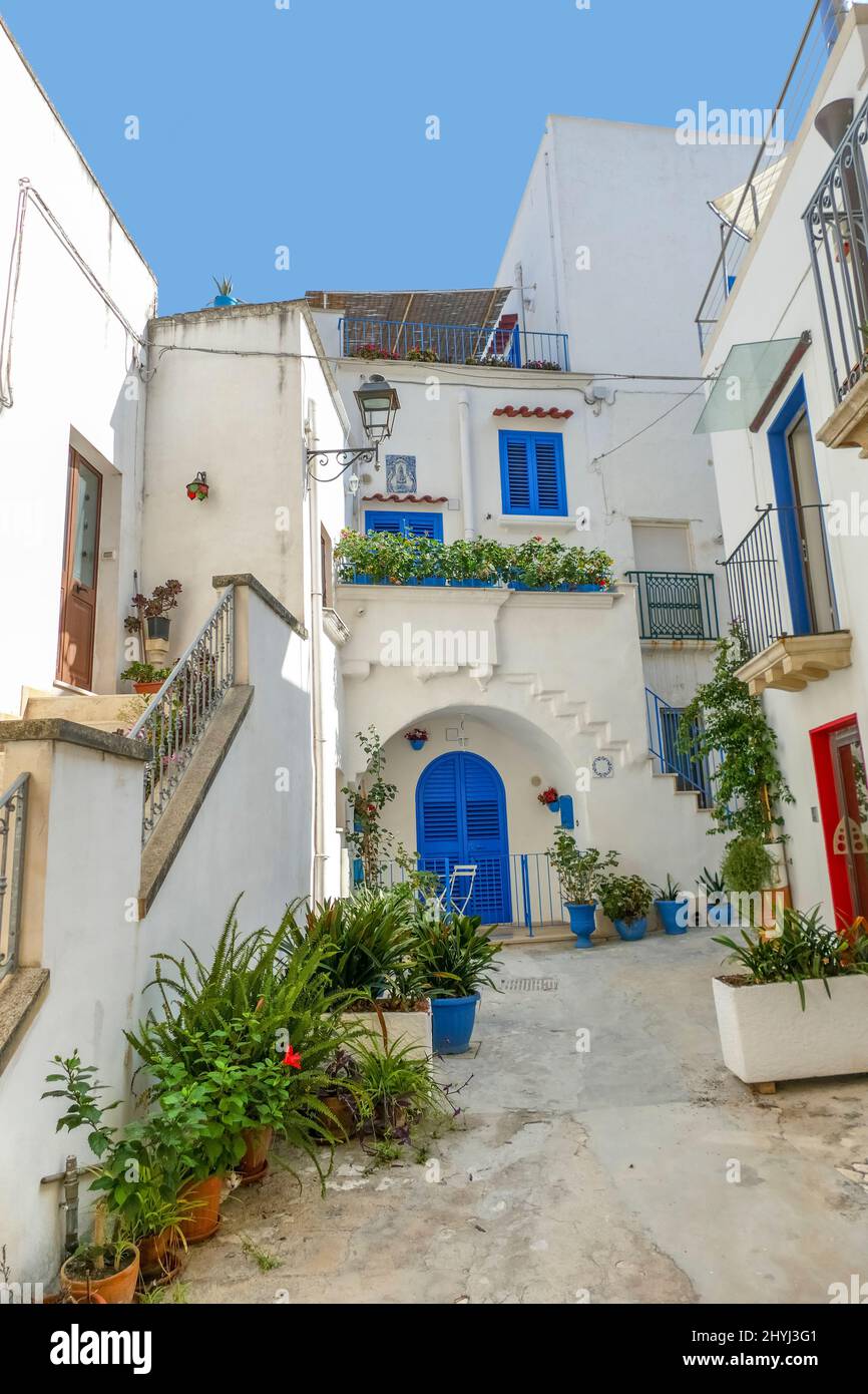 Scenery around Otranto, a town in Apulia, Southern Italy Stock Photo