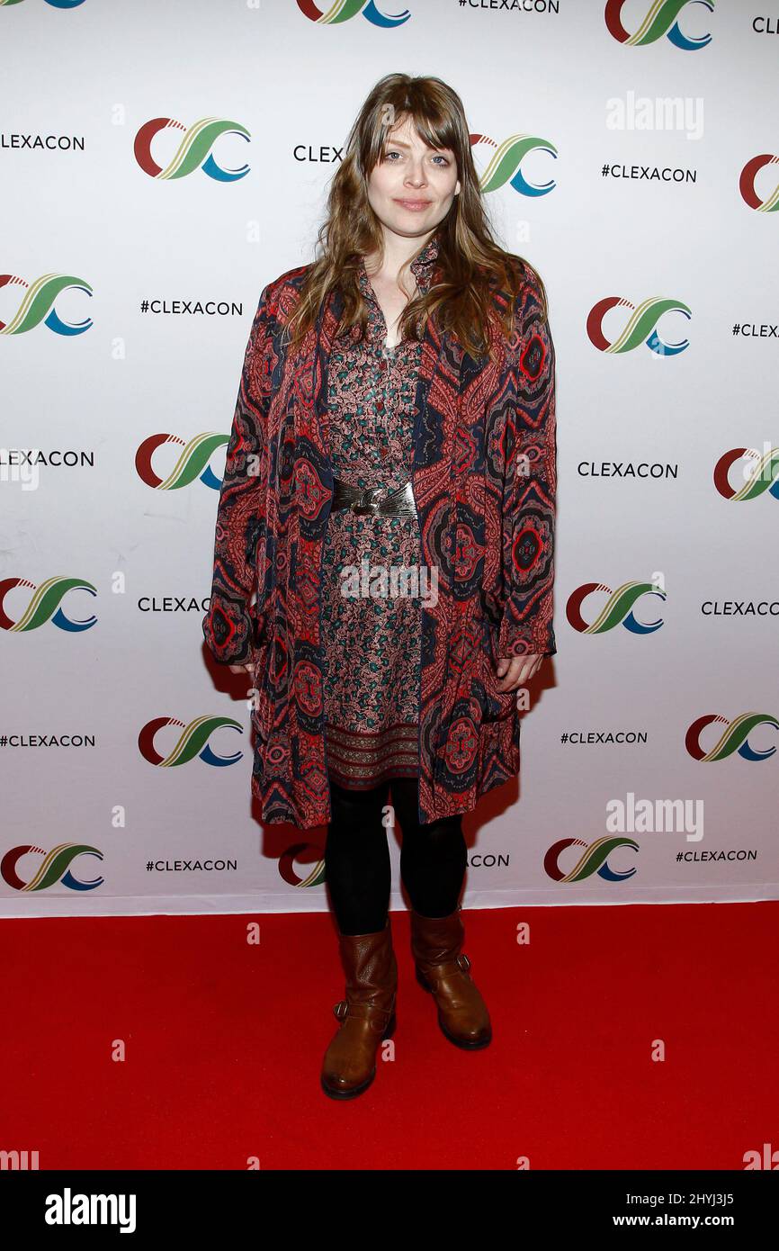 Amber Benson attends the ClexaCon 2019 Red Carpet, Tropicana Hotel