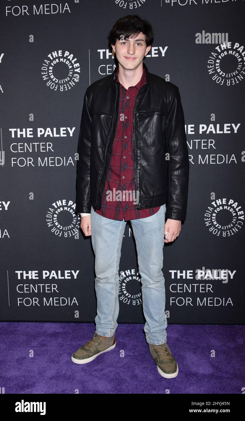 Gianni Decenzo attending the season two premiere of Cobra Kai, in Los ...