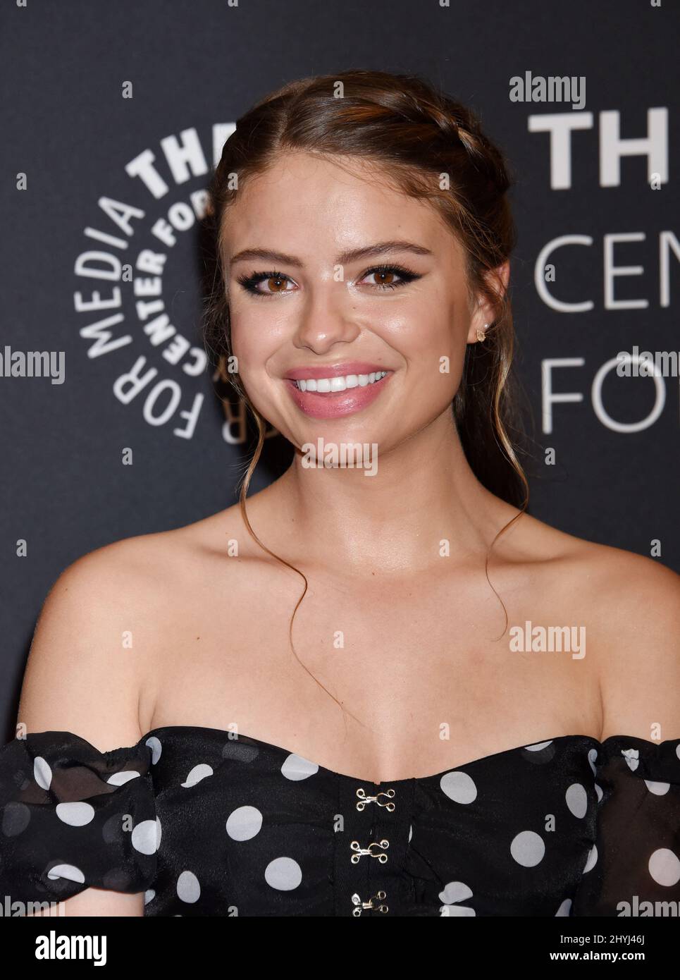 Hannah Kepple attending the season two premiere of Cobra Kai, in Los