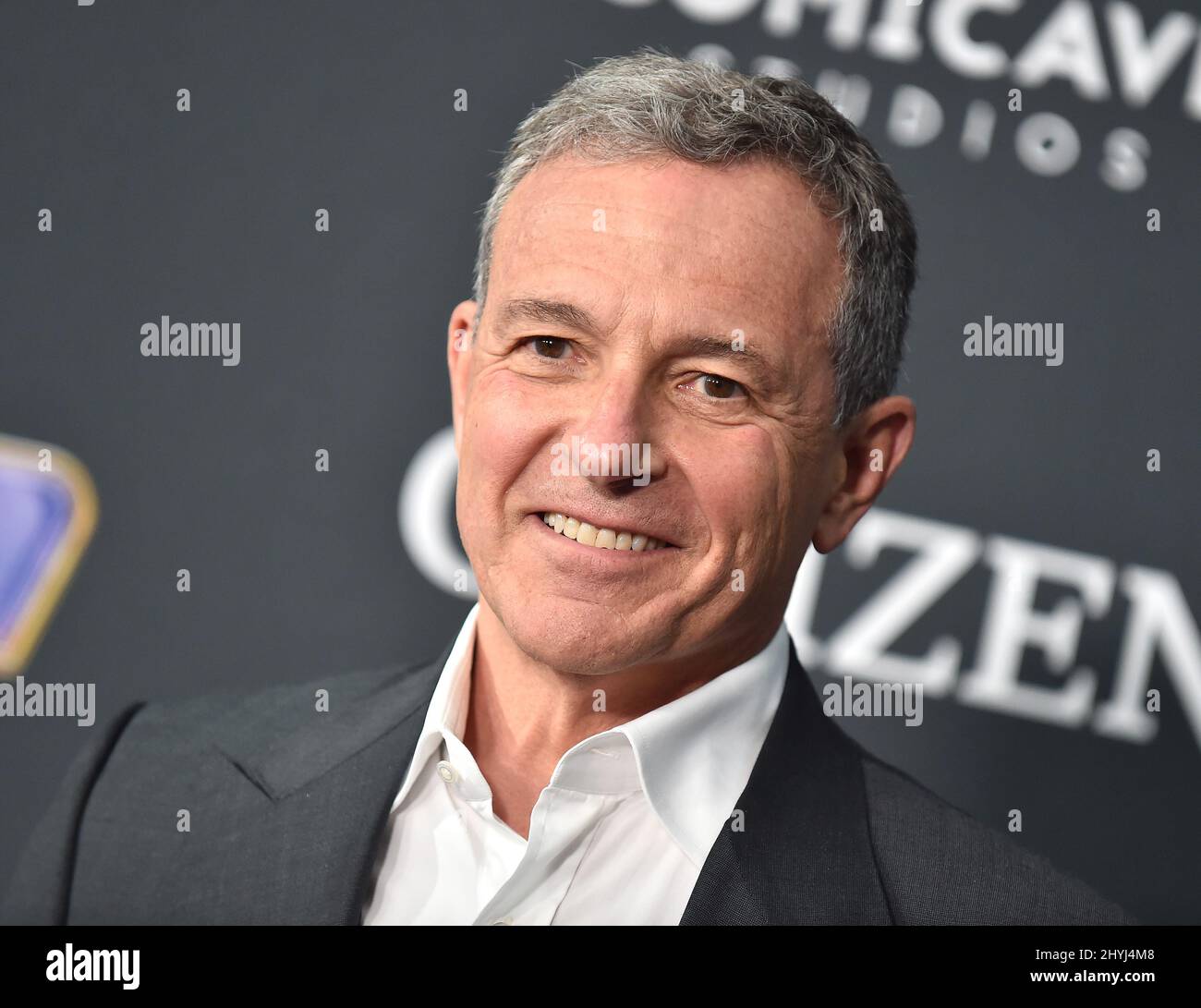 Robert iger attending world premiere avengers hi-res stock photography