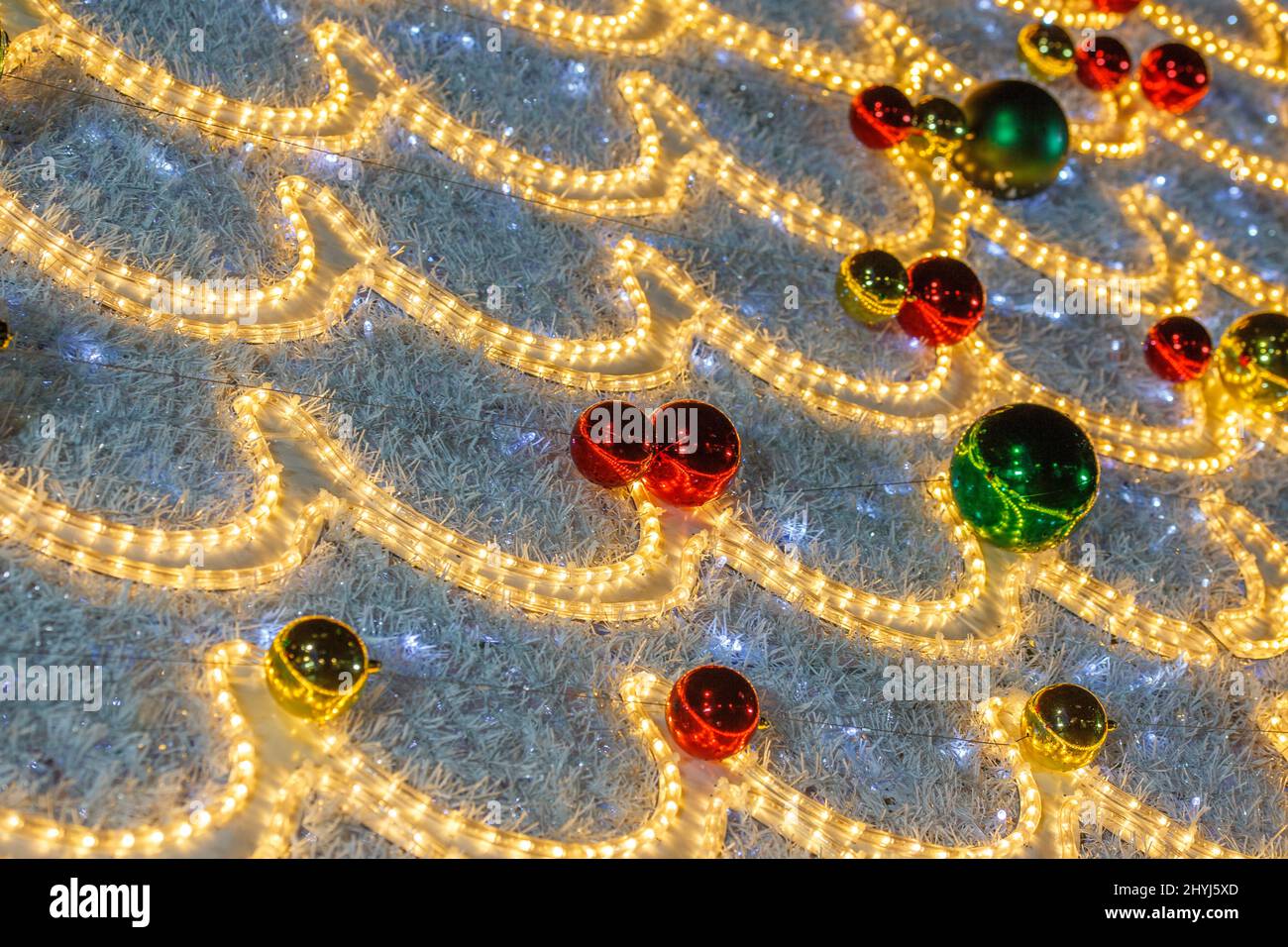 christmas ornament background and texture Stock Photo
