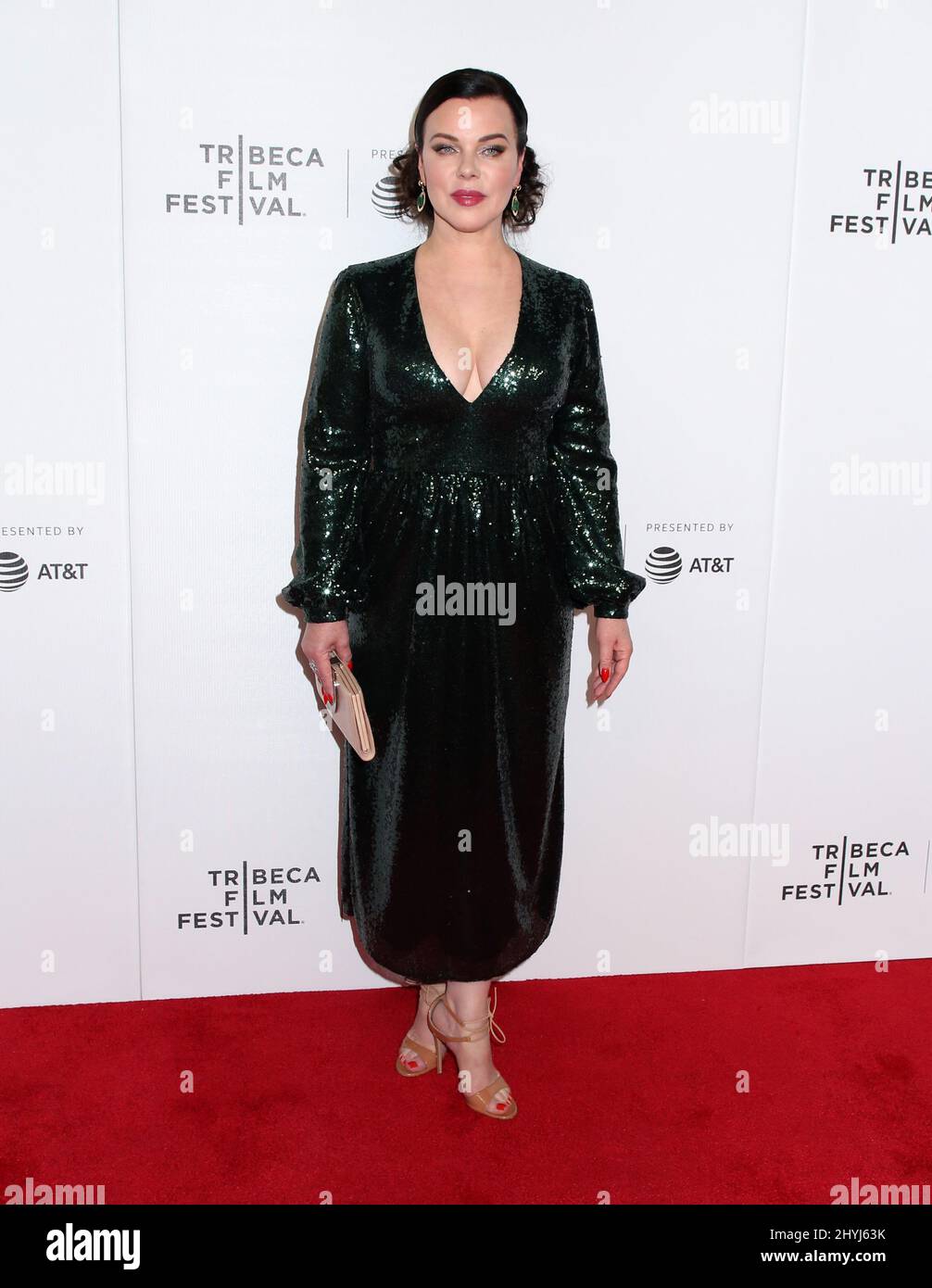 Debi Mazar attending 2019 Tribeca Film Festival 'Younger' Screening held at Spring Studios on April 25, 2019 in New York City, NY Stock Photo