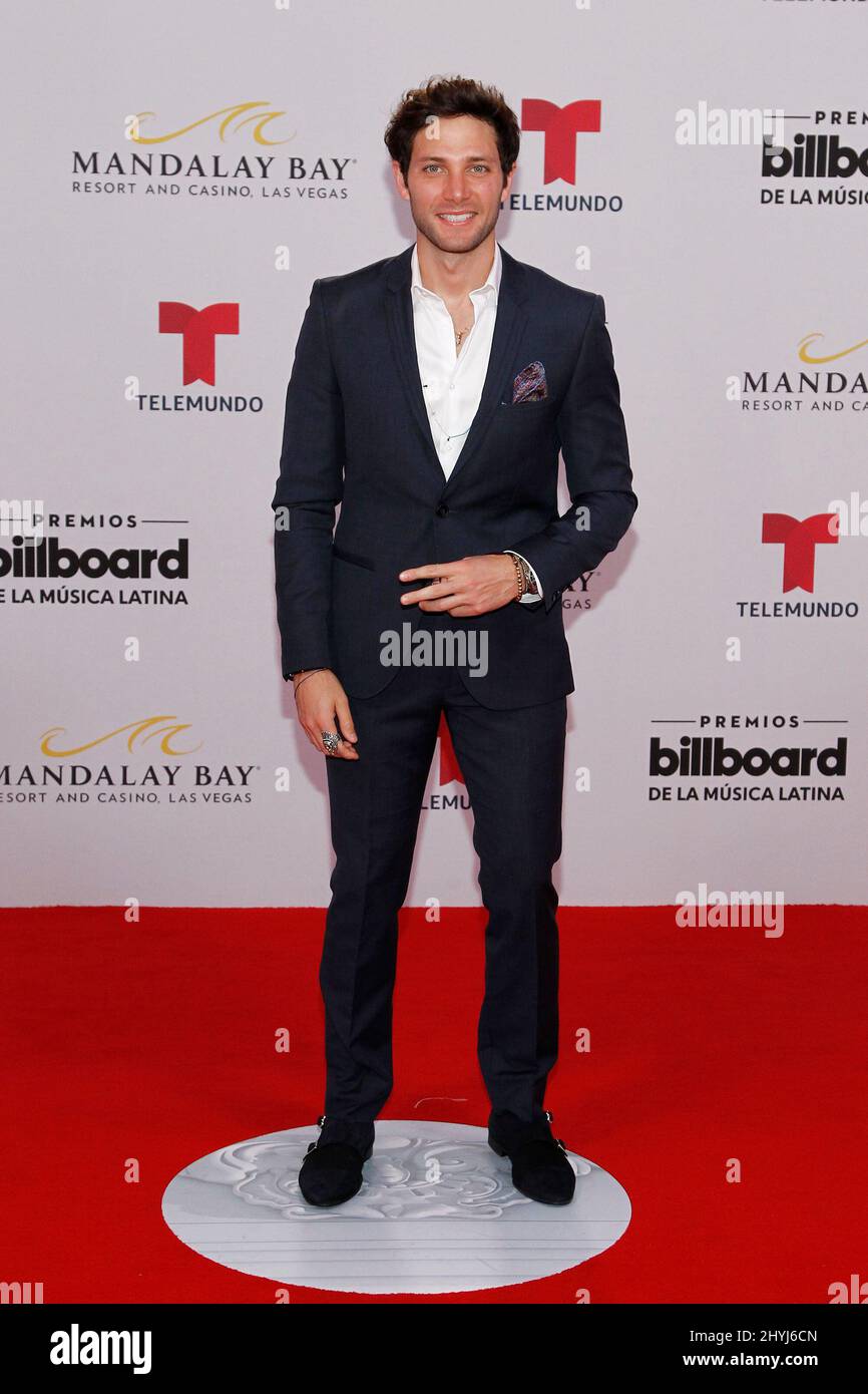Gabriel Coronel attending the 2019 Billboard Latin Music Awards held at the Mandalay Bay Resort & Casino in Las Vegas Stock Photo