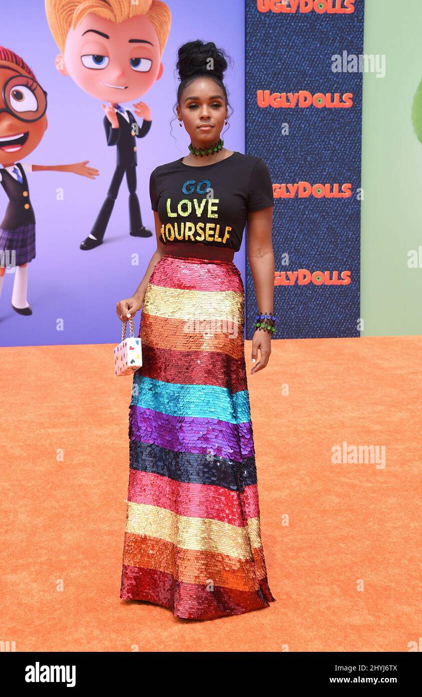 Janelle Monae at the world premiere of "Ugly Dolls" held at the Regal