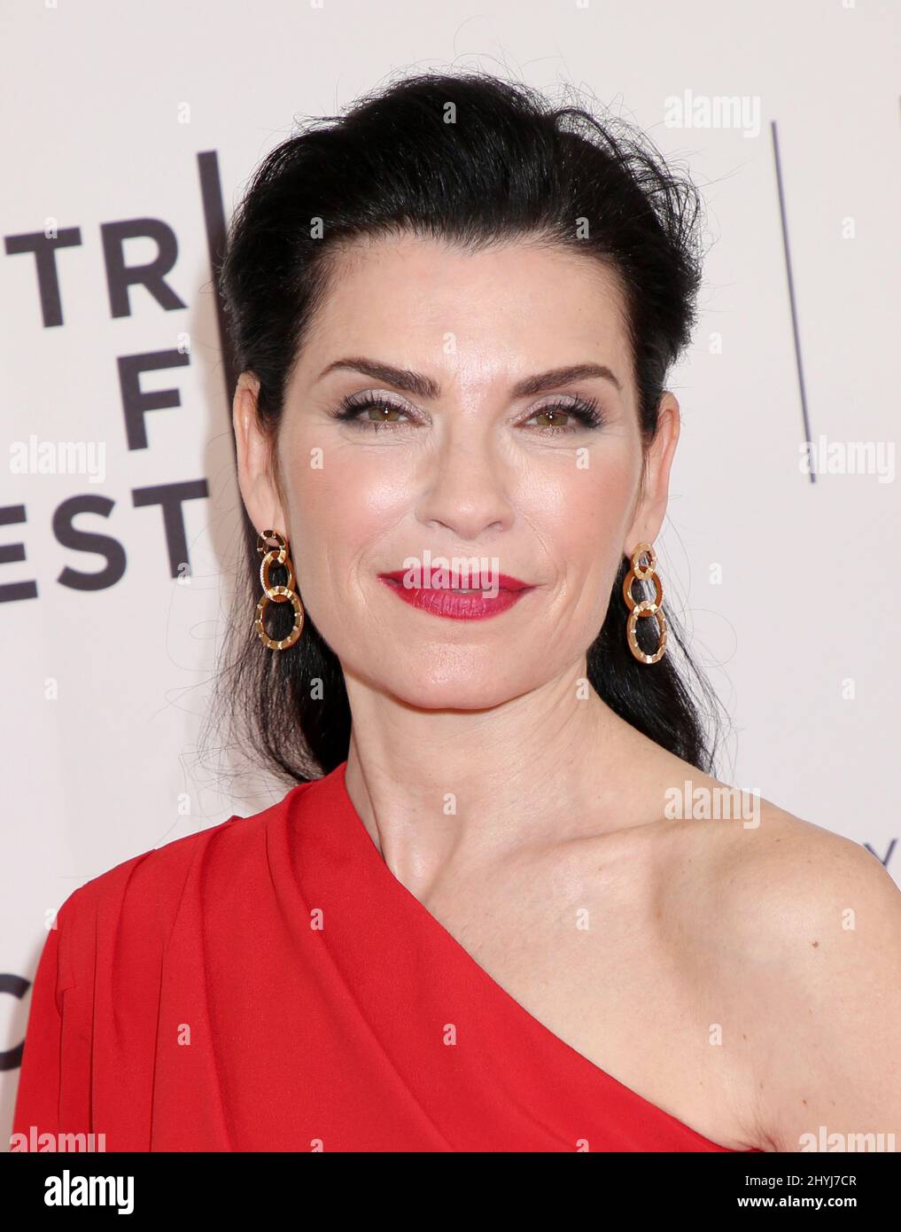Julianna Margulies attending the 2019 Tribeca Film Festival 'The Hot Zone' Premiere held at the SVA Theater on April 30, 2019 in New York City, NY Stock Photo