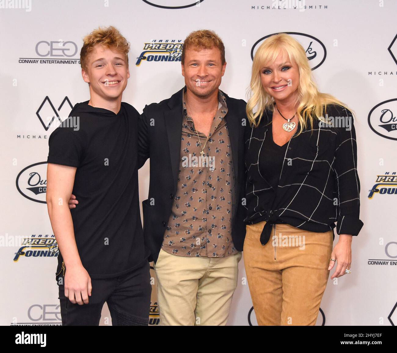 Leighanne littrell and baylee littrell hi-res stock photography and