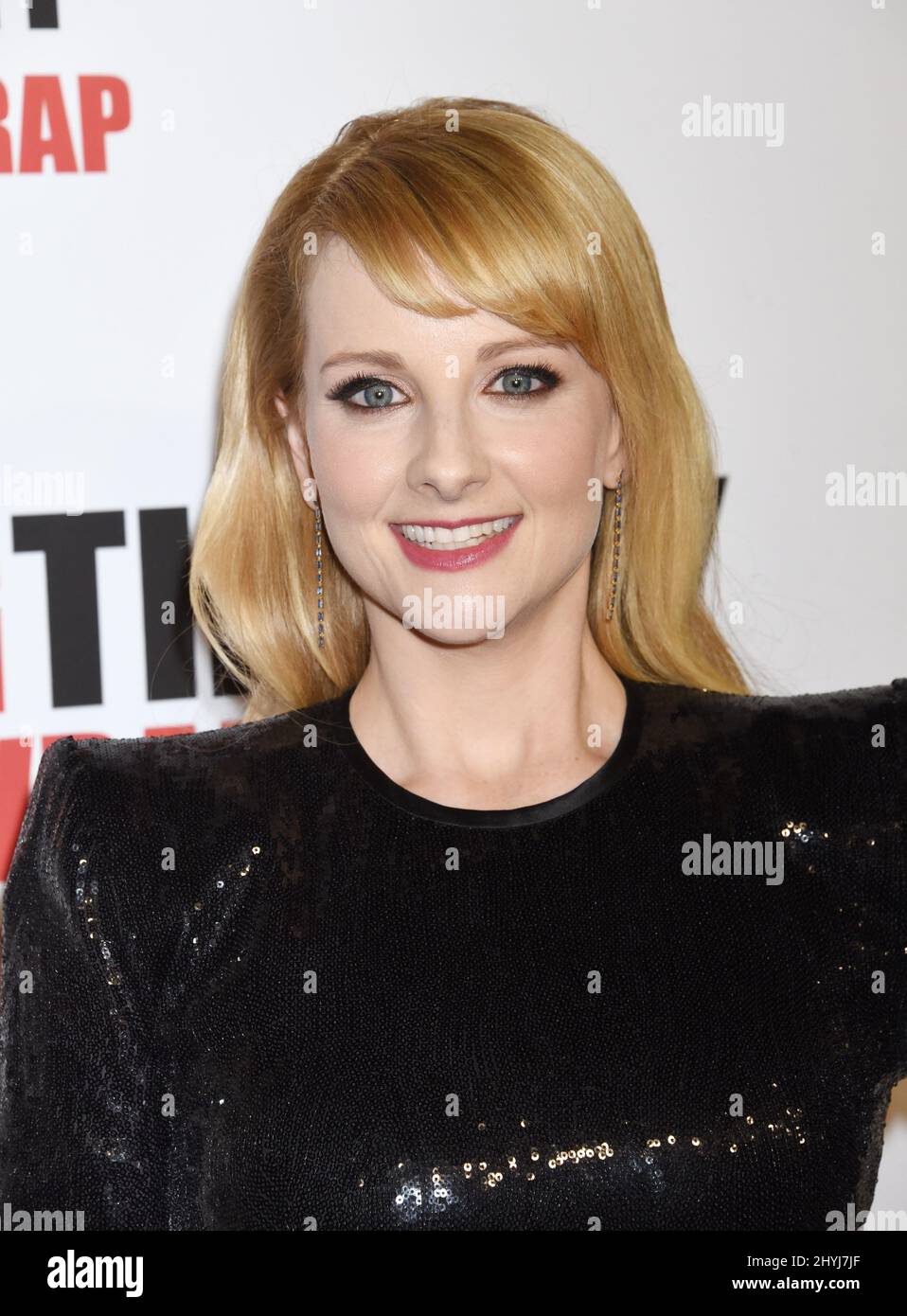 Melissa Rauch attending the Big Bang Theory Series Finale Party, held ...