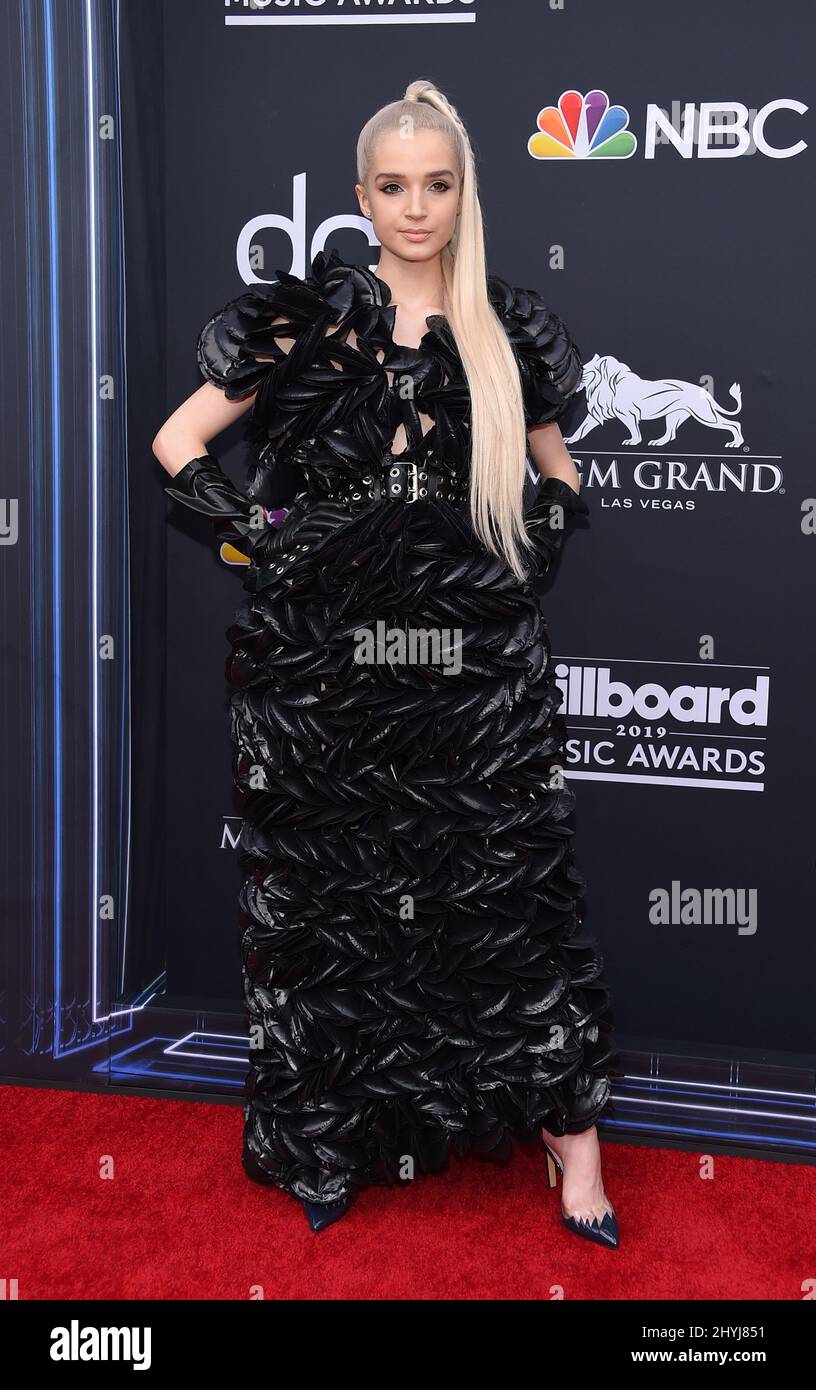 Poppy attending the Billboard Music Awards 2019 at the MGM Grand Garden Arena in Las Vegas, Nevada Stock Photo