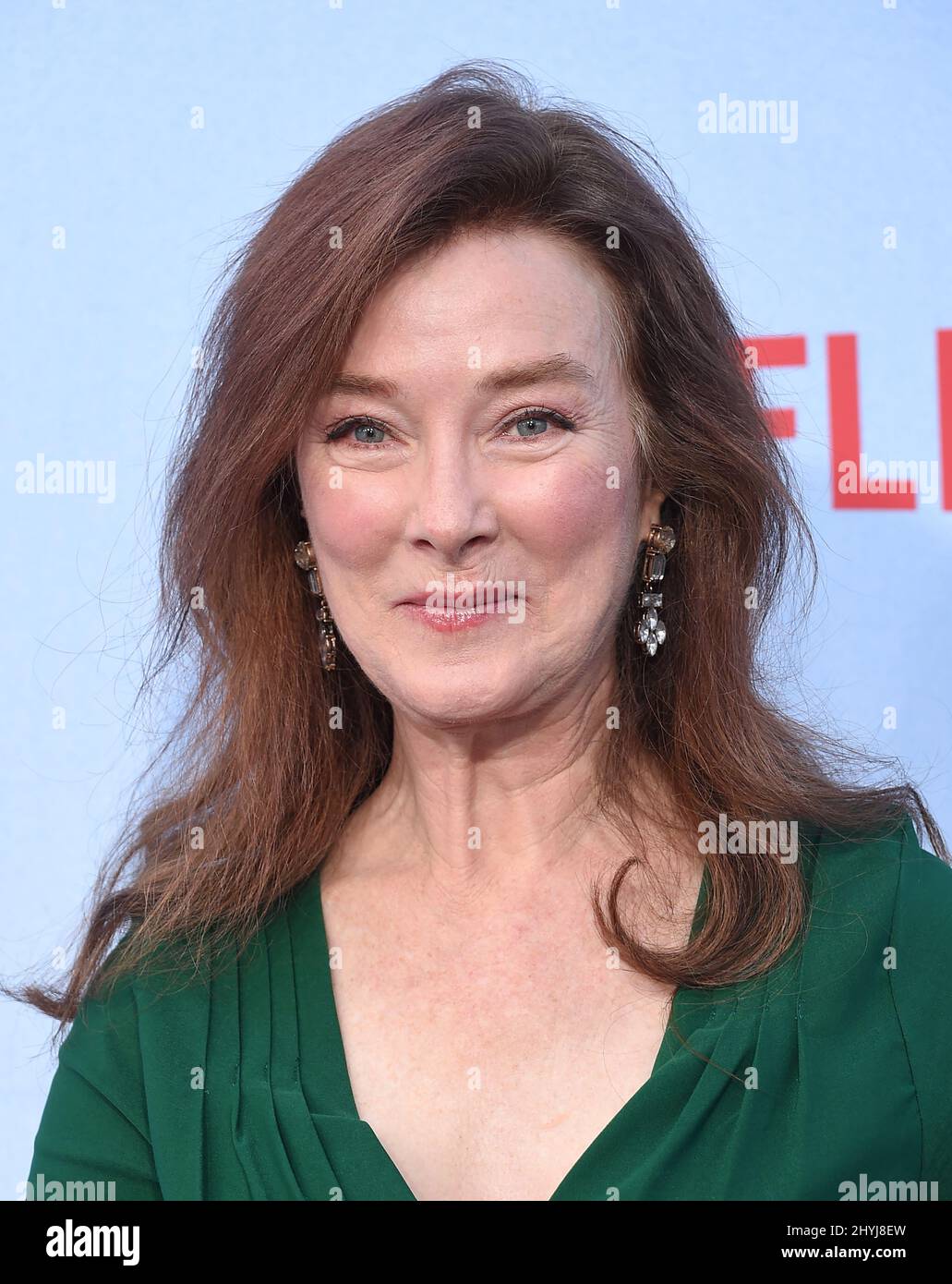 Valerie Mahaffey attending the season one premiere of Netflix's 'Dead To Me' held at the Regal Cinemas L.A. Live on May 2, 2019 in Santa Monica, California Stock Photo