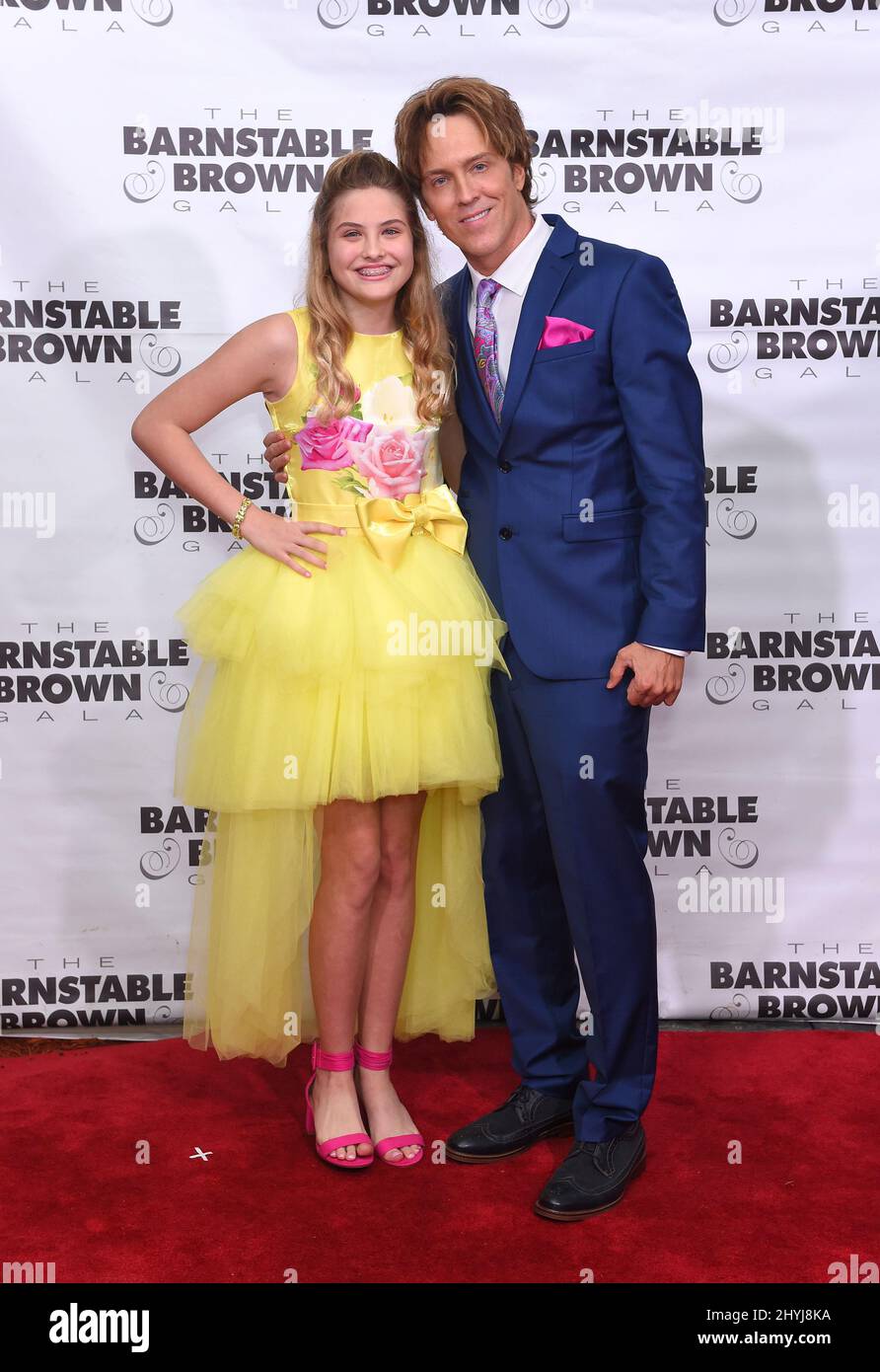 Dannielynn Birkhead and Larry Birkhead at the 31st Barnstable Brown