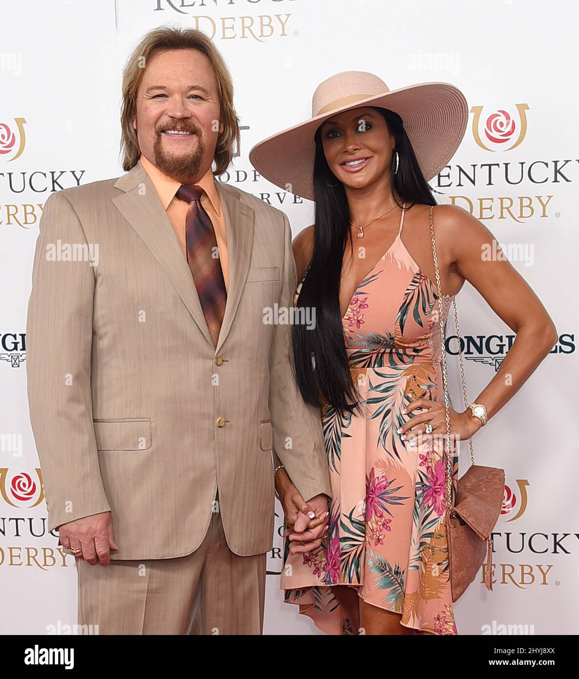 Travis Tritt and Theresa Nelson at the 2019 Kentucky Derby held at