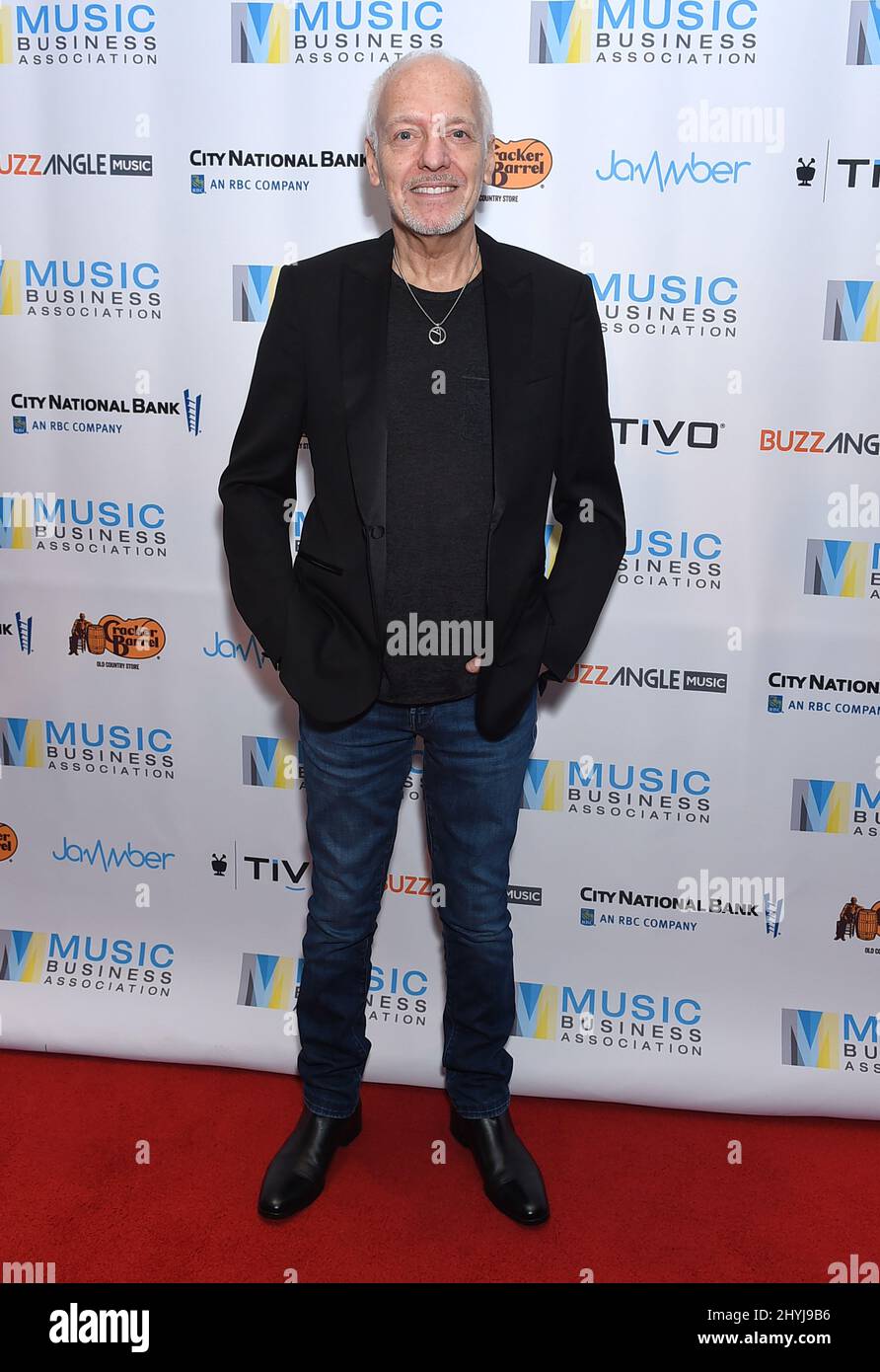 Peter Frampton at the Music Biz 2019 Awards & Hall of Fame dinner held at the JW Marriott Nashville Stock Photo