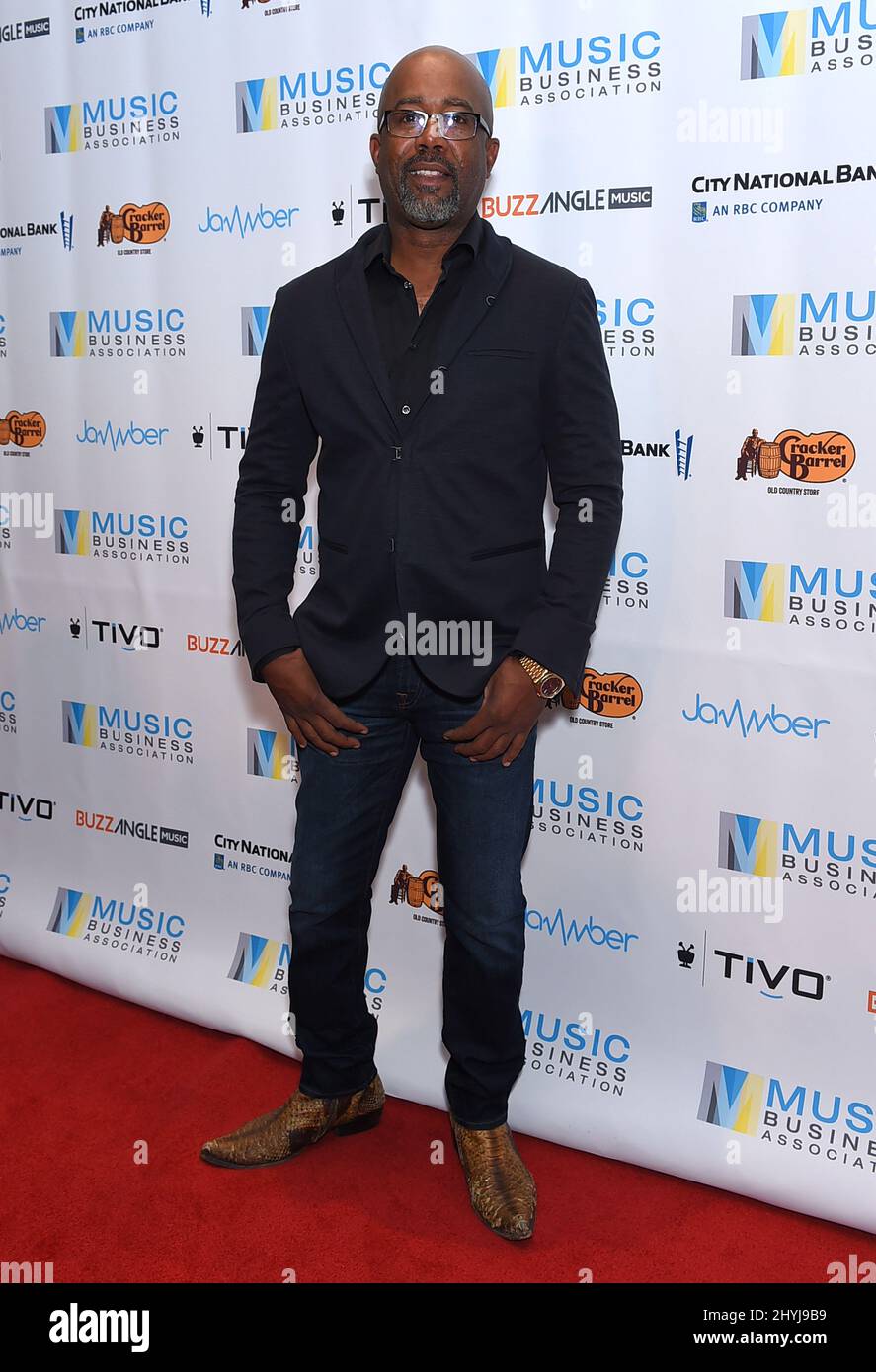 Darius Rucker at the Music Biz 2019 Awards & Hall of Fame dinner held at the JW Marriott Nashville Stock Photo