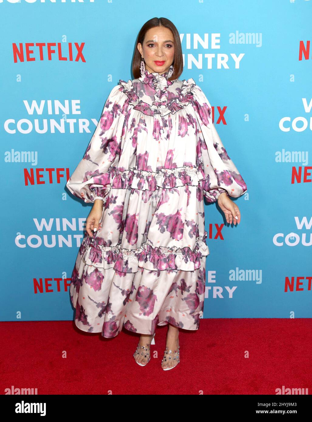 Maya Rudolph attending the 'Wine Country' World Premiere held at The Paris Theatre in New York