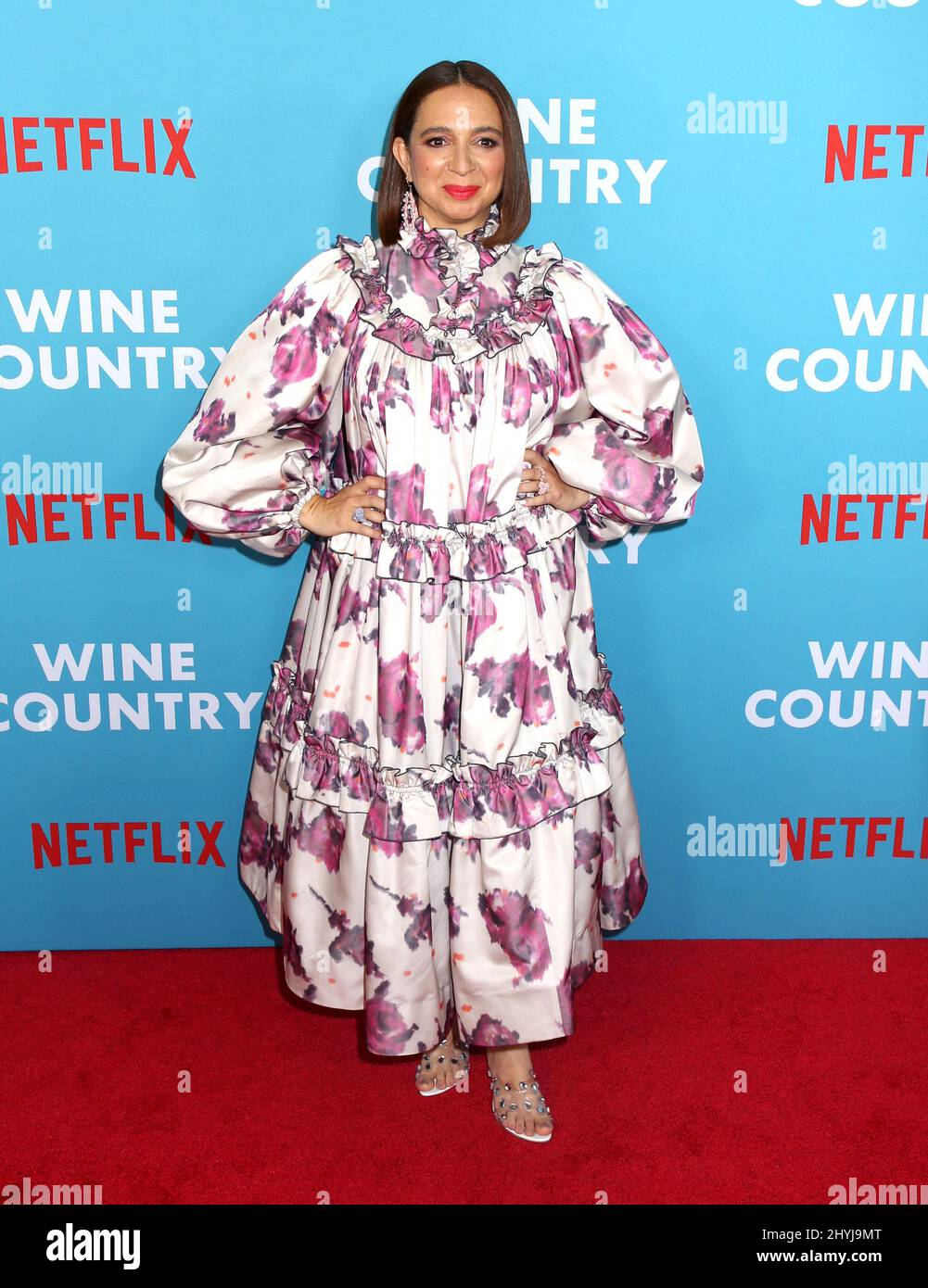 Maya Rudolph attending the 'Wine Country' World Premiere held at The Paris Theatre in New York