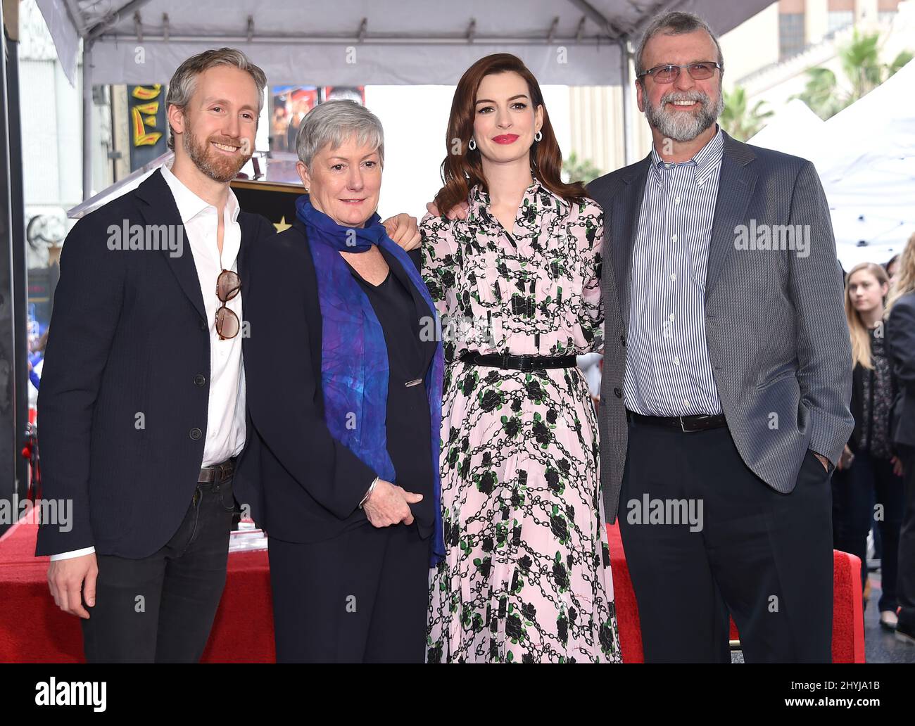 Adam Shulman, Anne Hathaway, Kate McCauley Hathaway and Gerald H during