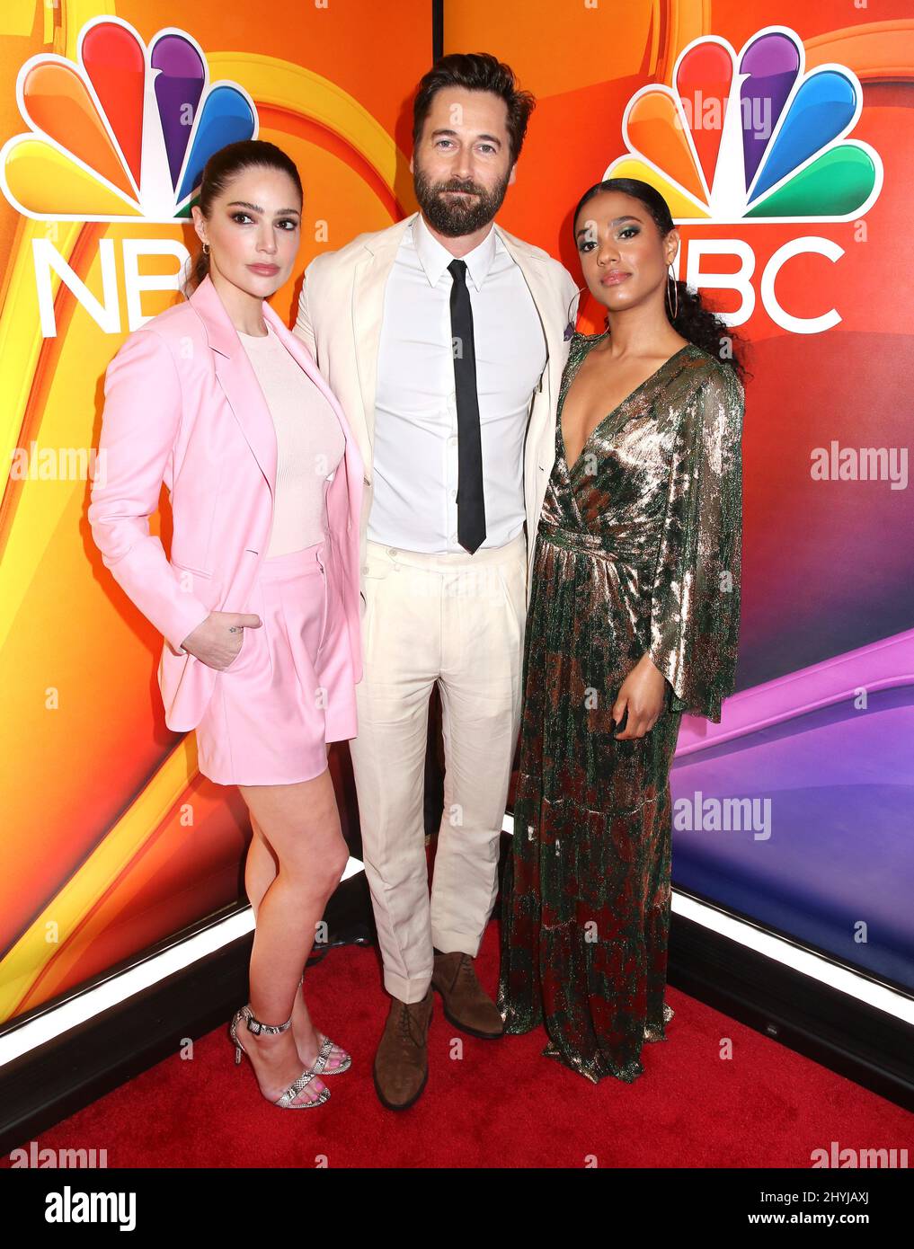 Janet Montgomery, Ryan Eggold & Freema Agyeman attending the NBC 2019