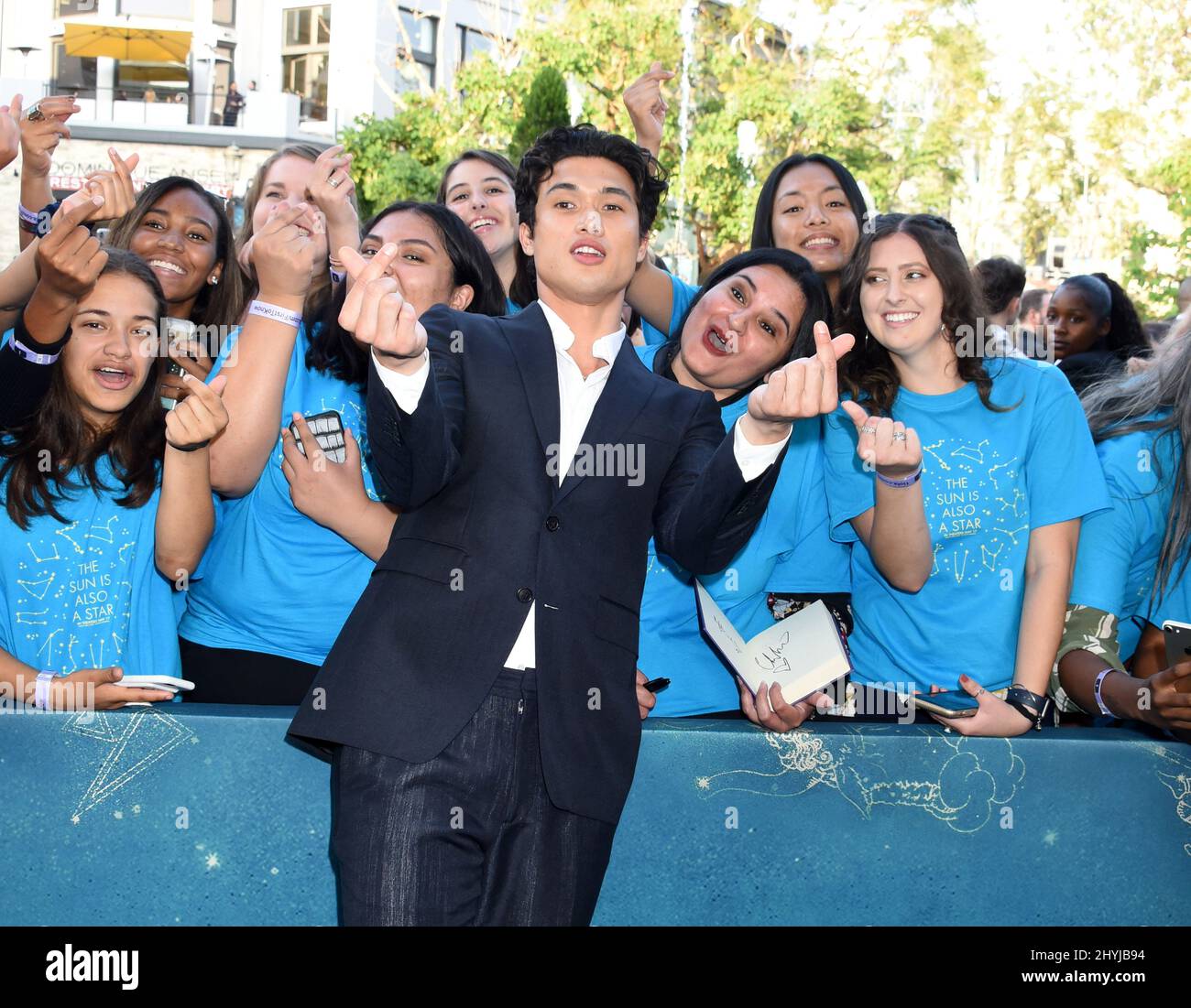 Charles Melton attending The Sun Is Also A Star World Premiere in Los