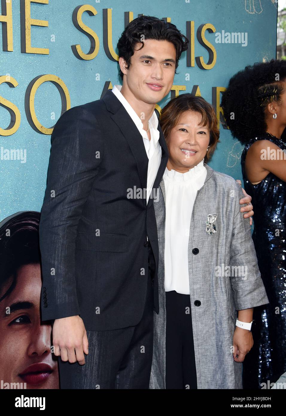 Charles Melton and Sukyong Melton attending The Sun Is Also A Star ...