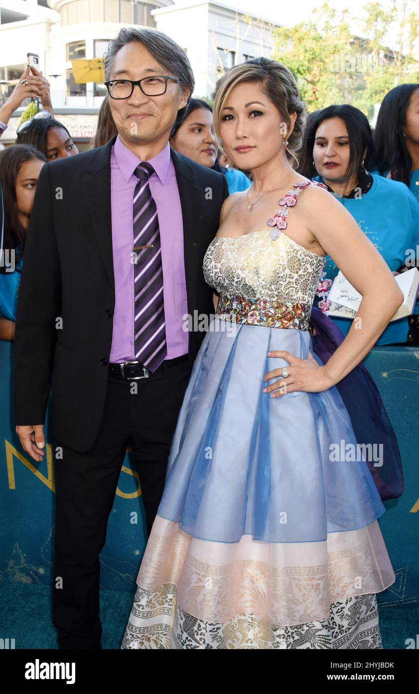 Keong Sim and Cathy Shim attending The Sun Is Also A Star World